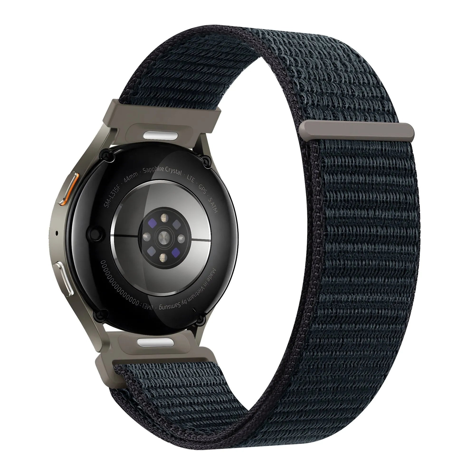 Bandz Polar Vantage M3 Nylon Strap 'Easy Fit' (Greyblue)