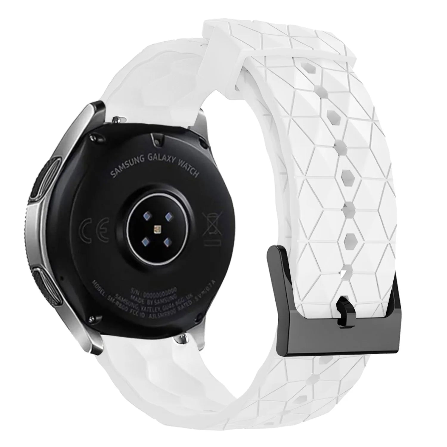 Coros Pace 4 Silicone Hexa Strap (White)