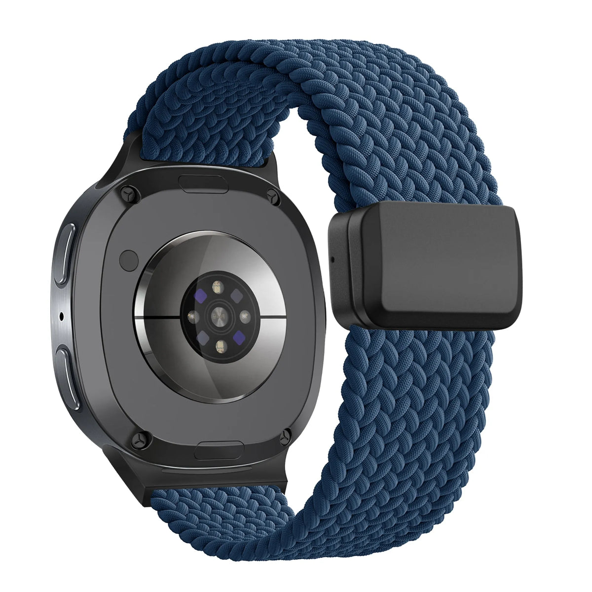 Bandz Samsung Galaxy Watch 9 - 44mm Magnetic Braided Strap (Dark Blue)