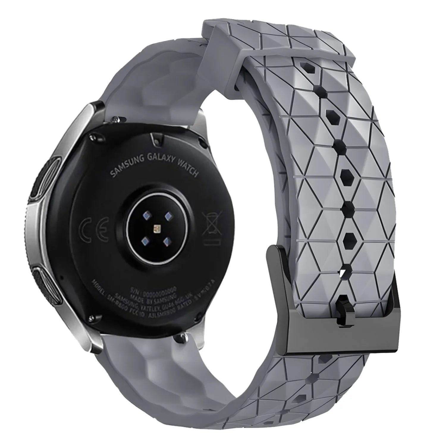 Coros Pace 4 Silicone Hexa Strap (Grey)