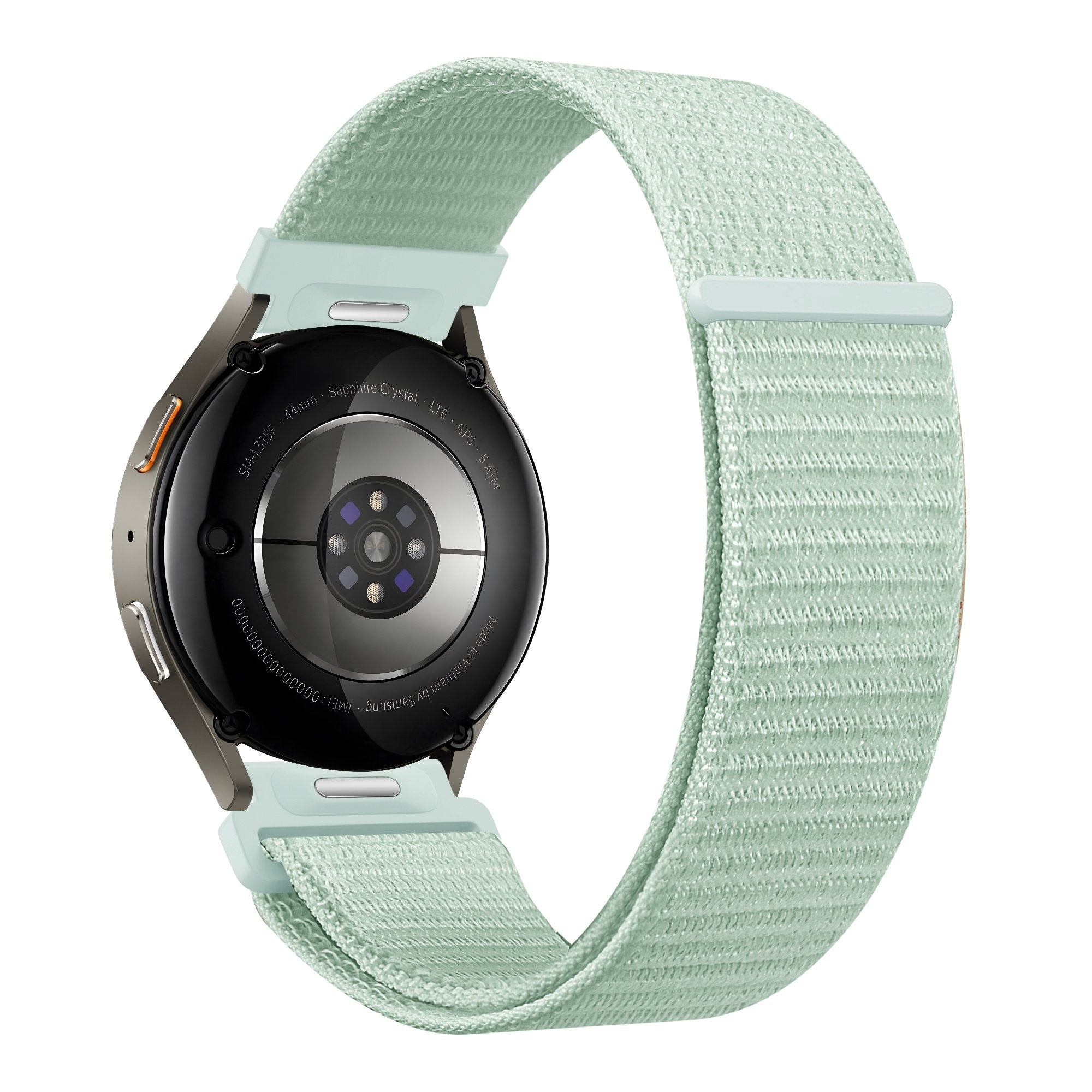 Bandz Huawei Watch GT 5 - 41mm Nylon Strap 'Easy Fit' (Light Green)
