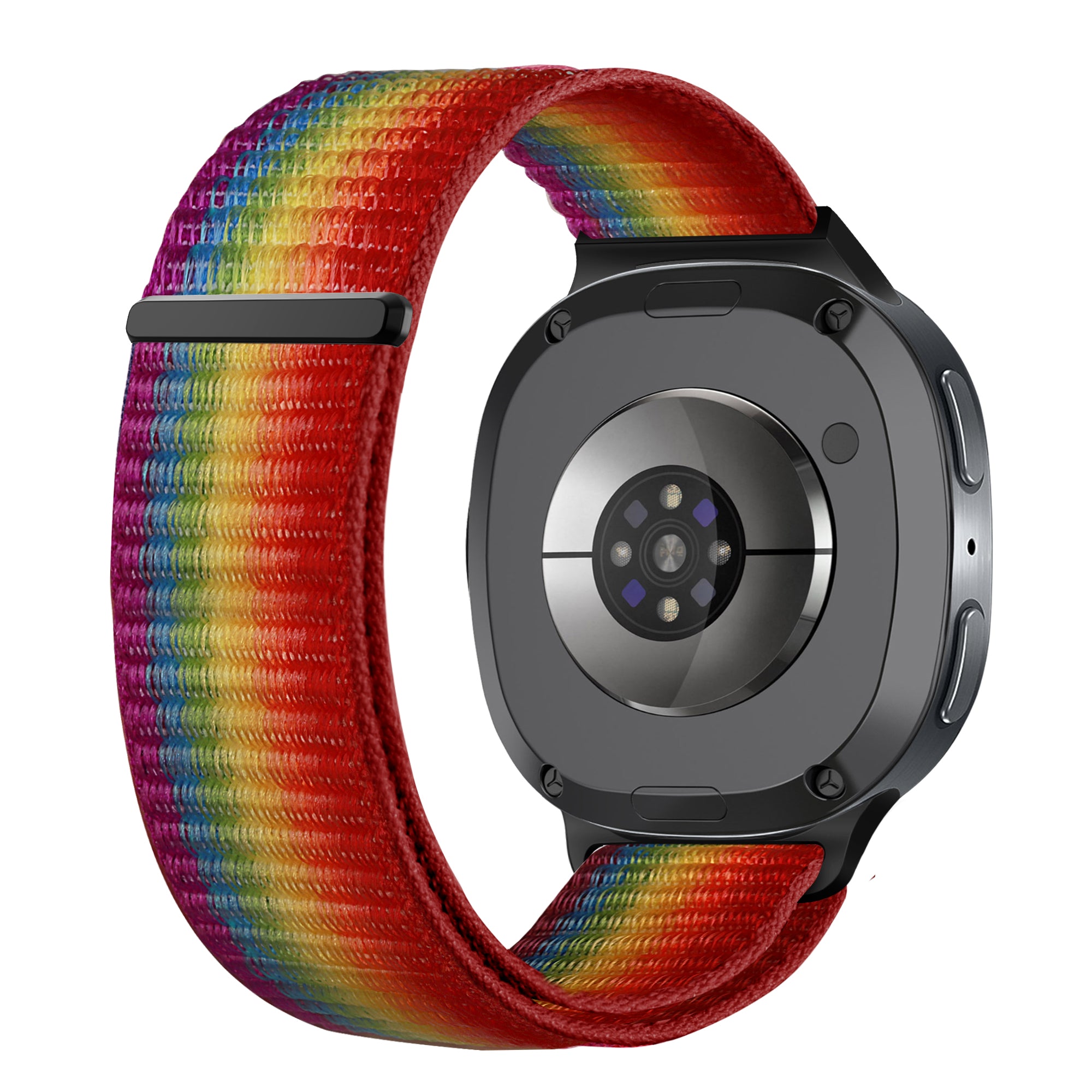 Samsung Galaxy Watch 9 - 44mm Nylon Strap (Rainbow)