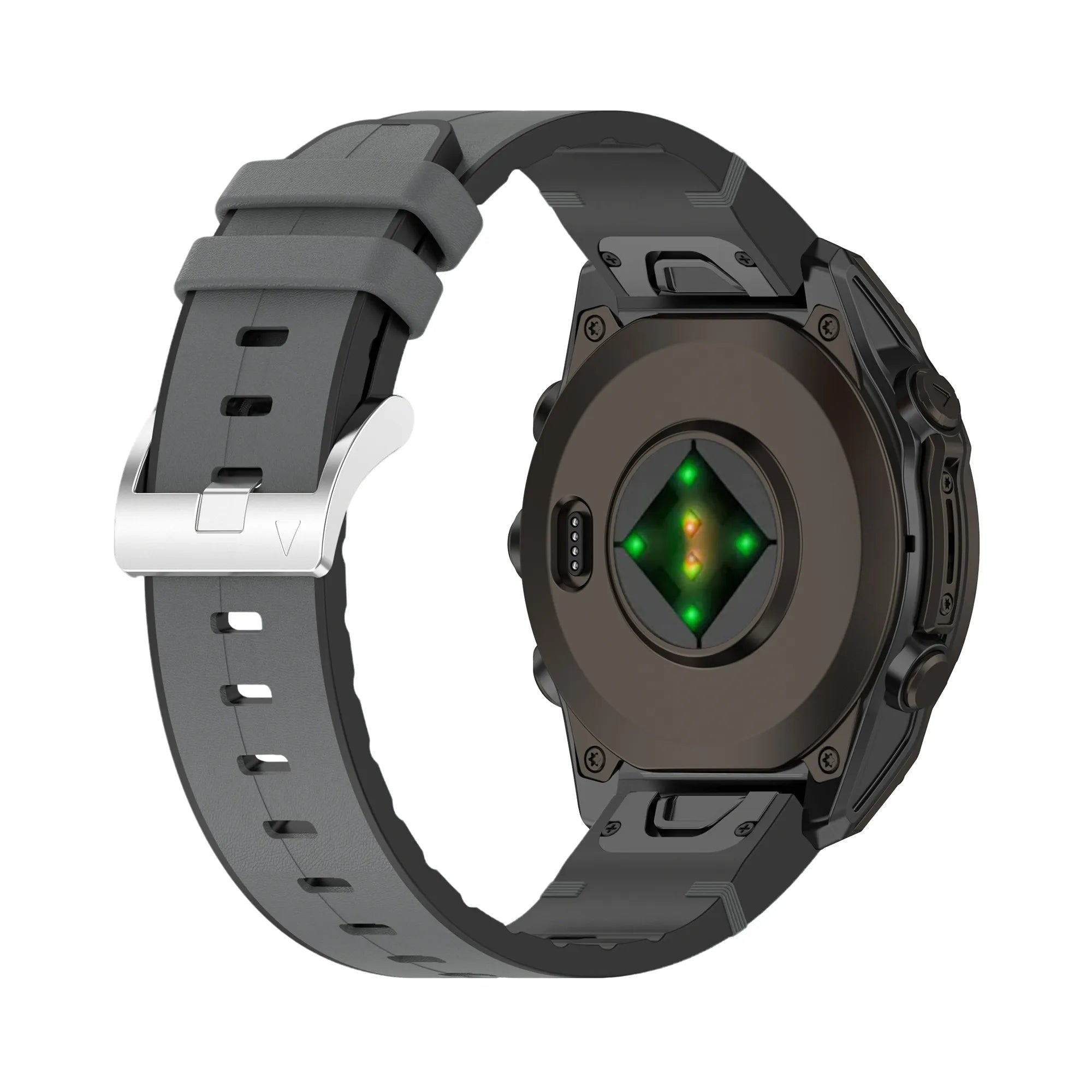 Garmin Descent G2 Leather Hybrid Strap (Grey)