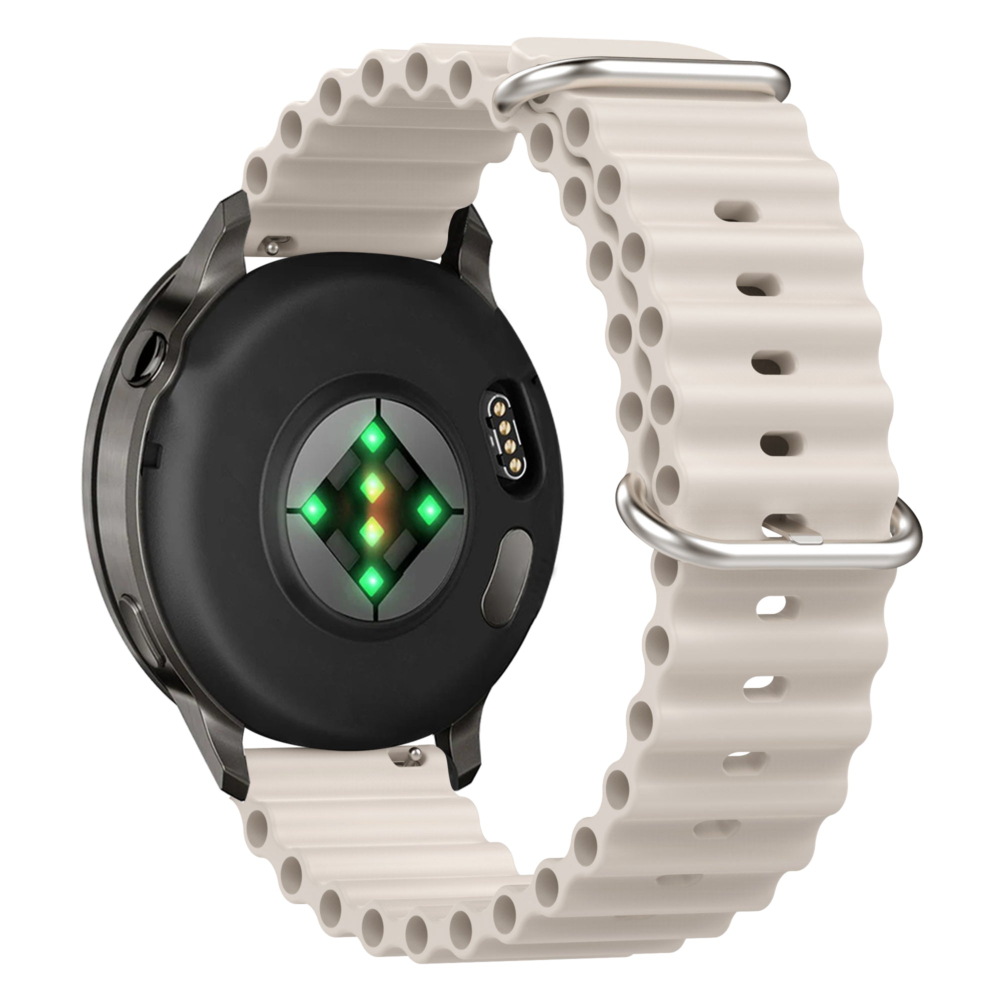 Bandz Garmin Vivomove 3 Ocean Strap 'Classic' (Beige)