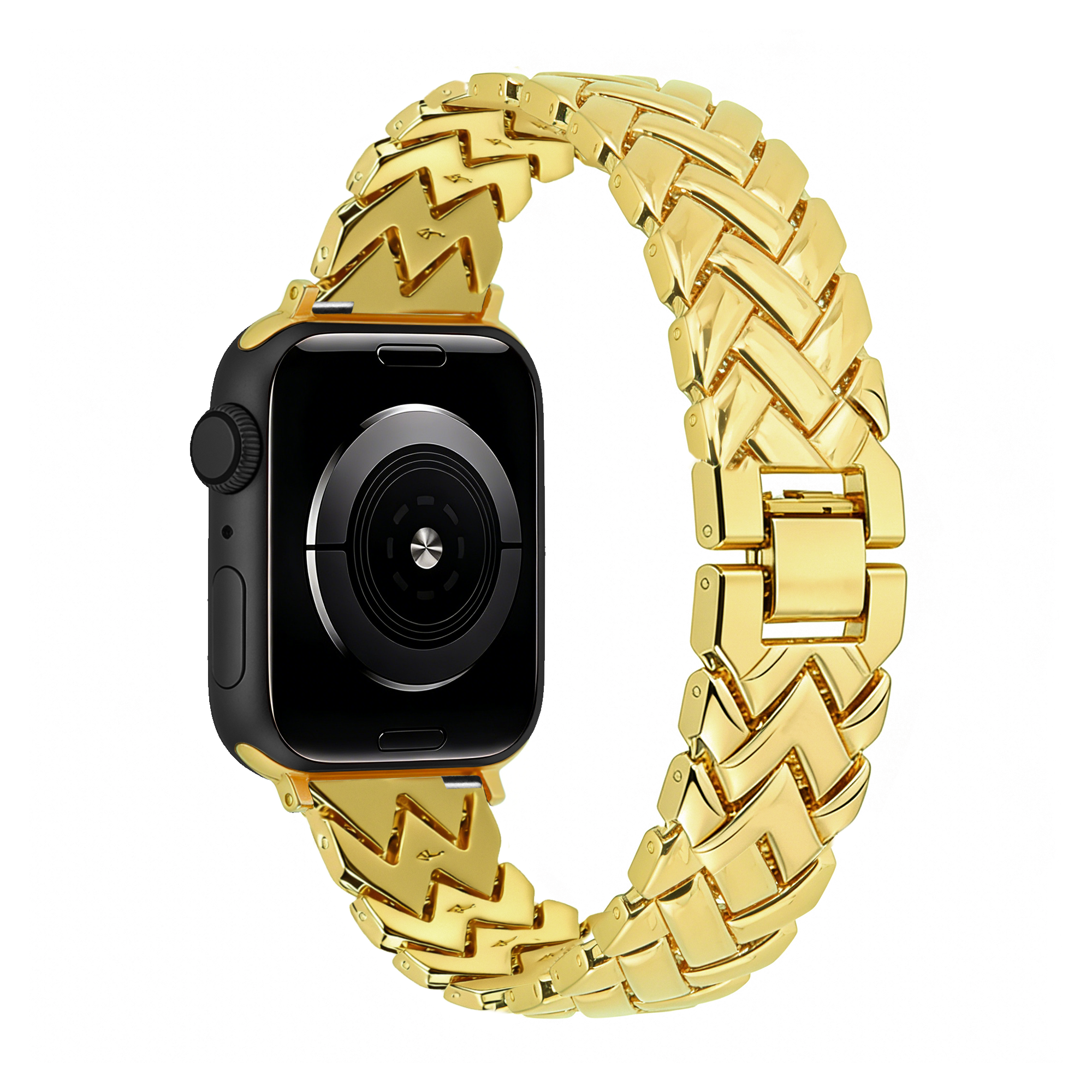 Bandz Apple Watch Metal Strap 'V-Type' (Gold)