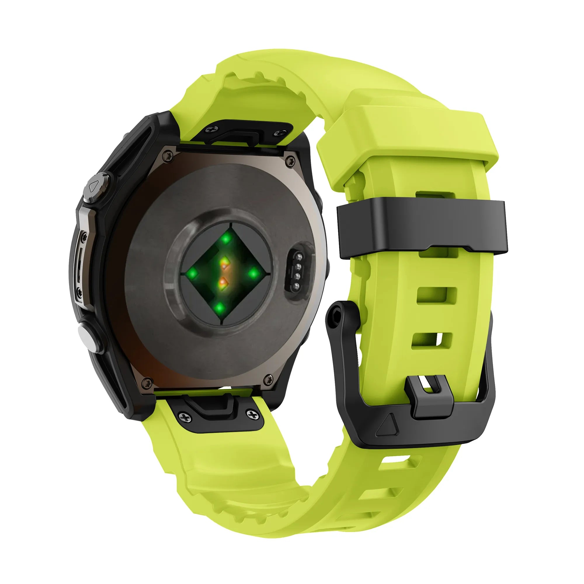 Garmin Quatix 8 - 51mm Trail Silicone Strap (Lime)