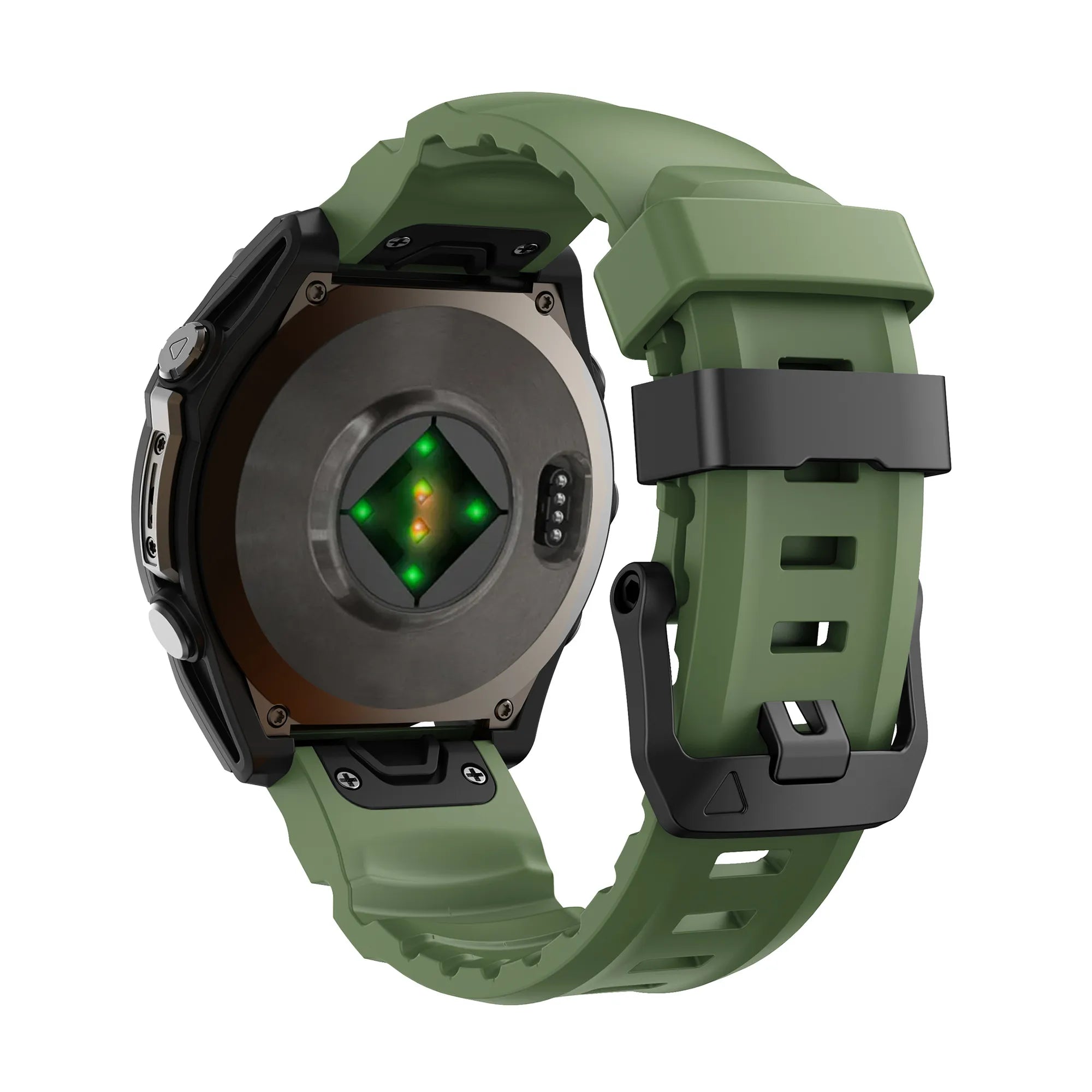 Garmin Approach S62 Trail Silicone Strap (Dark Green)