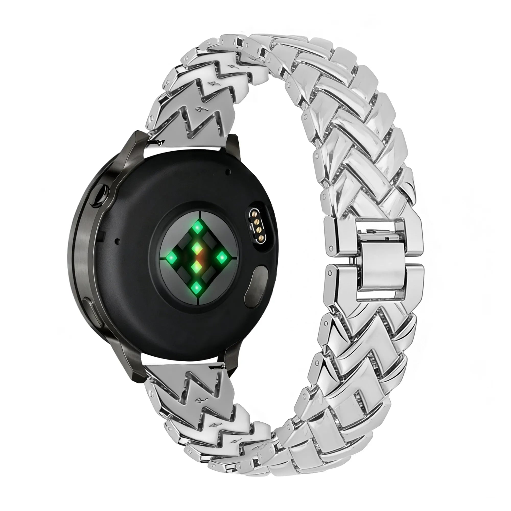 Bandz Oppo Watch X2 Mini Metal Strap 'V-Type' (Silver)