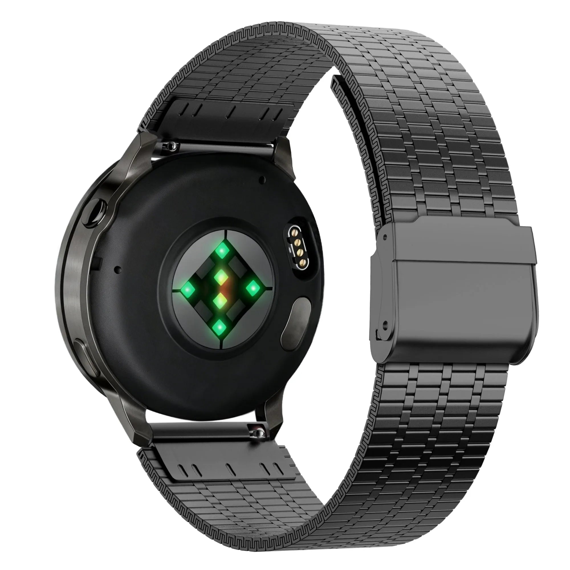 Bandz Garmin Forerunner 70 Adjustable Steel Strap (Black)