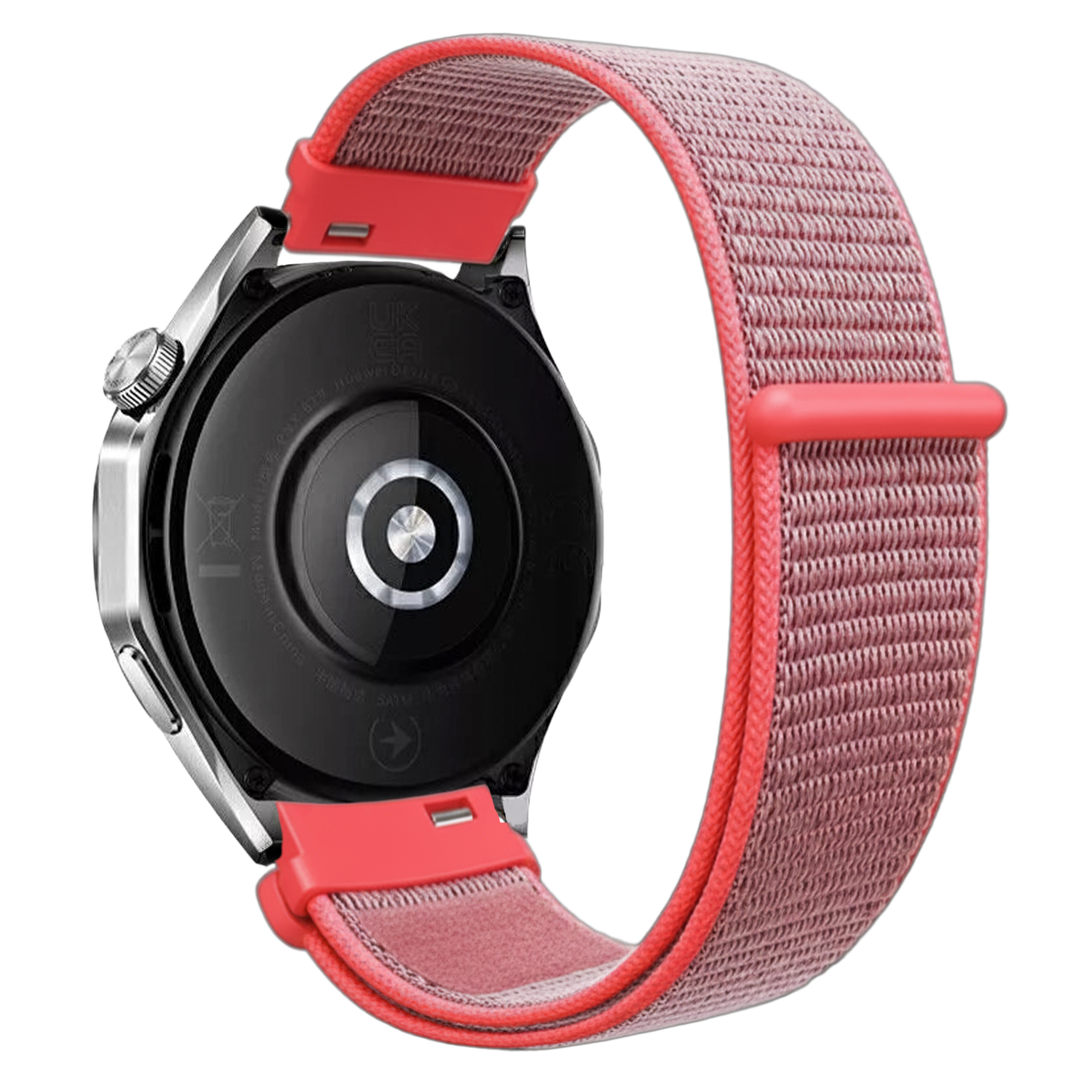 Withings ScanWatch 2 - 38mm Nylon Strap (Pink/Red)