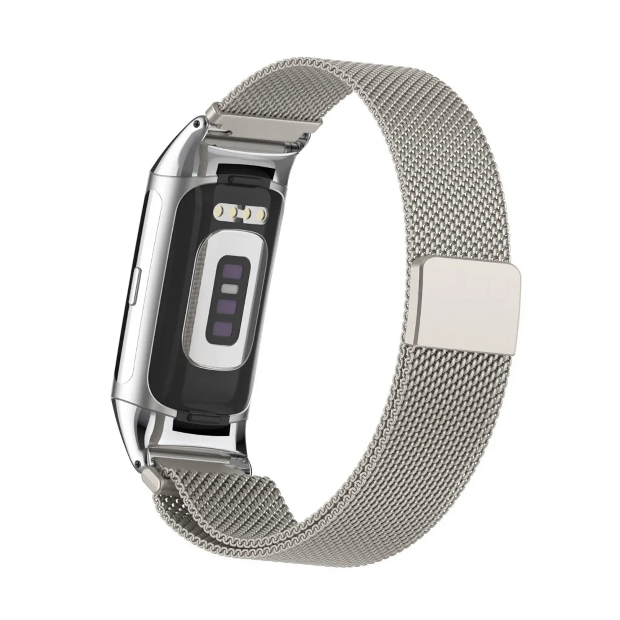 Fitbit Charge 6 Milanese Strap (Starlight)