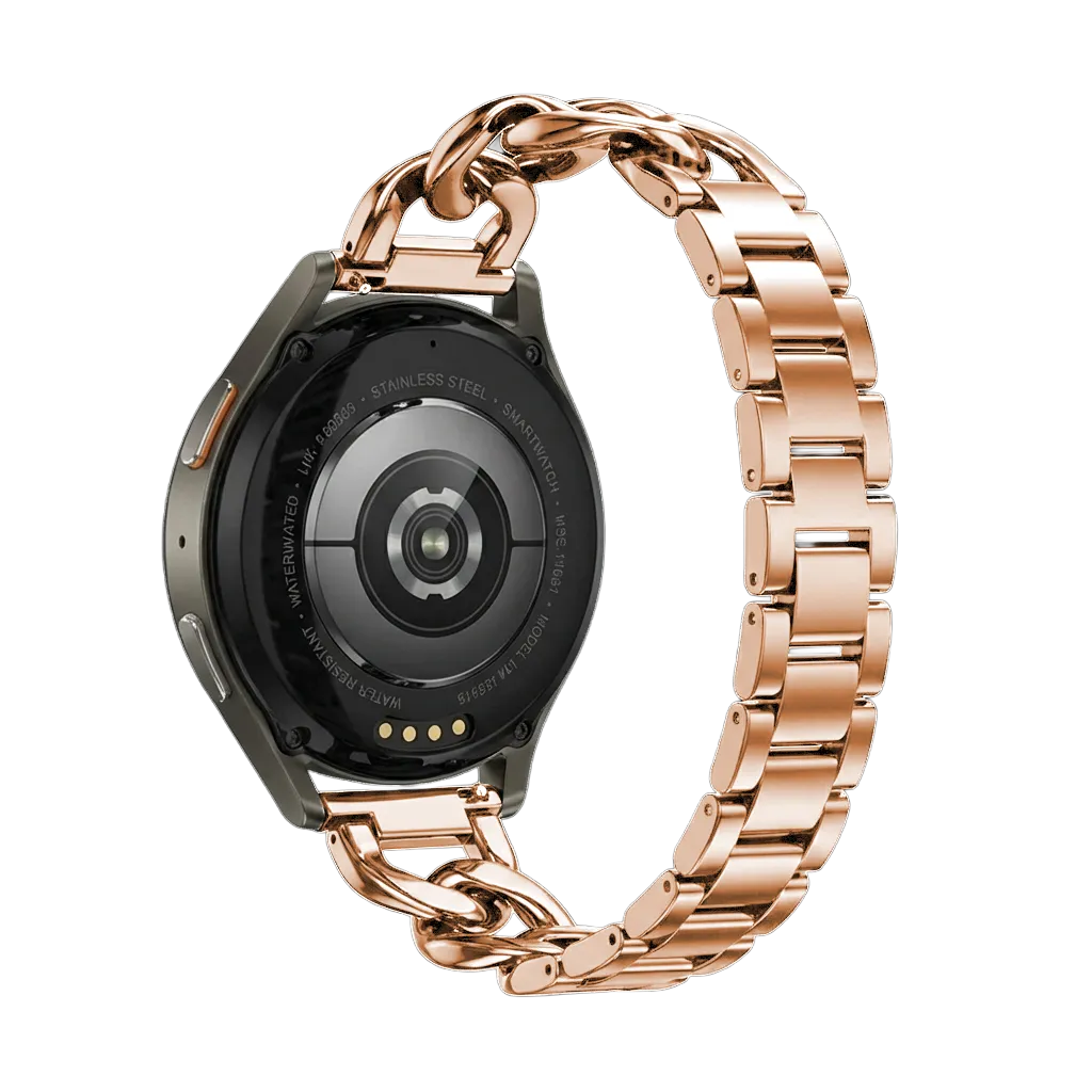 Withings ScanWatch Nova Steel Chain Strap (Rose Gold)