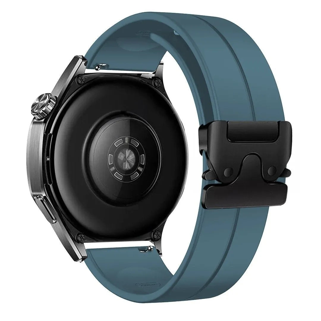 Oppo Watch X2 Silicone Strap with P-Buckle (Grey Blue)