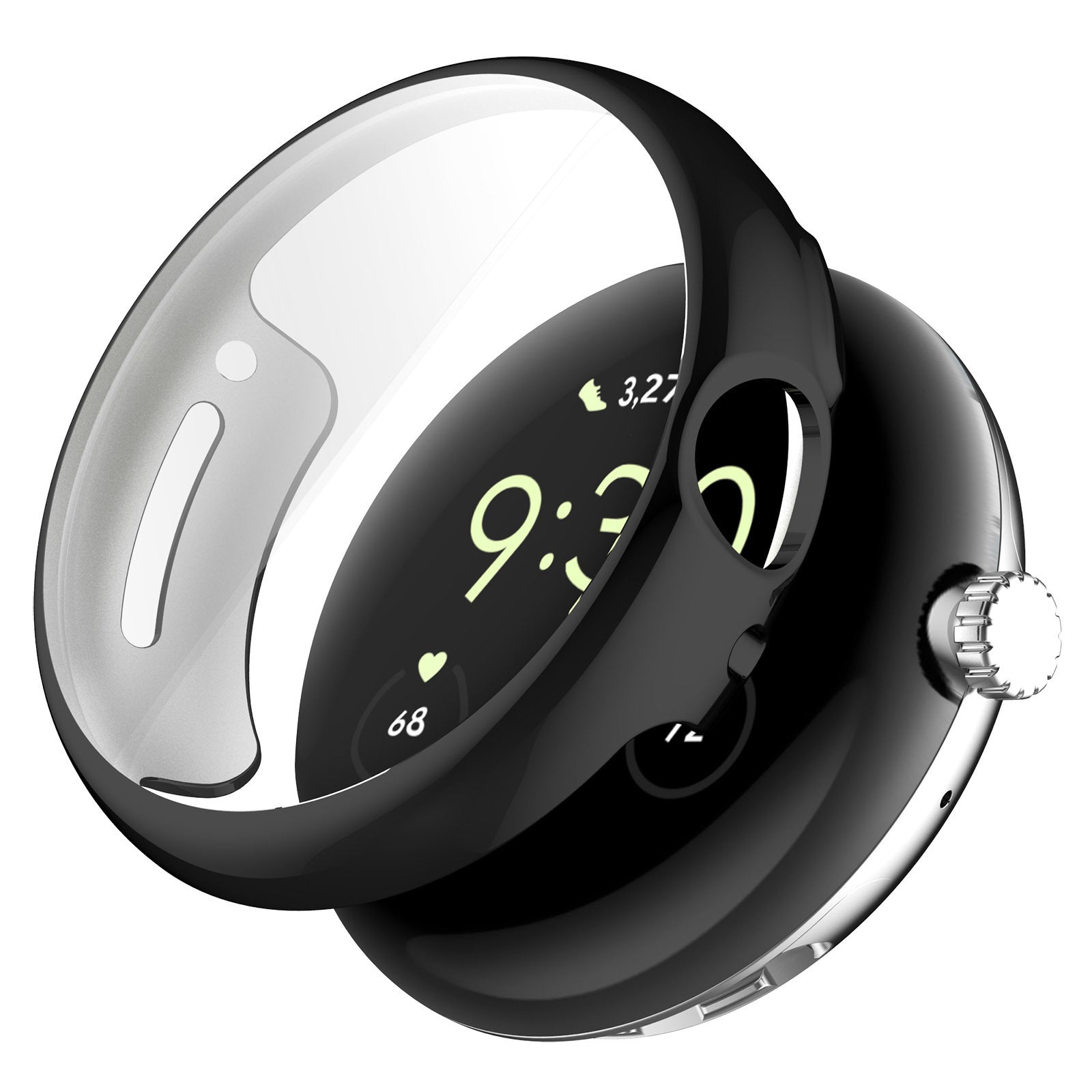 Google Pixel Watch 4 - 41mm TPU Case (Black)