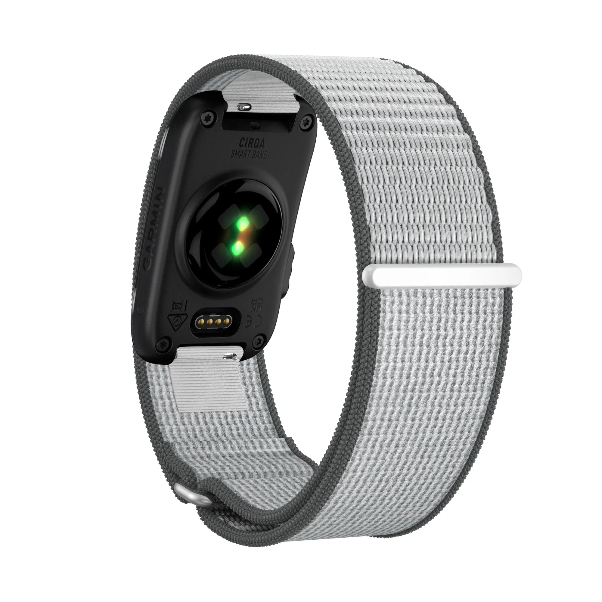 Bandz Garmin Cirqa Nylon Strap 'Classic' (Grey/White)