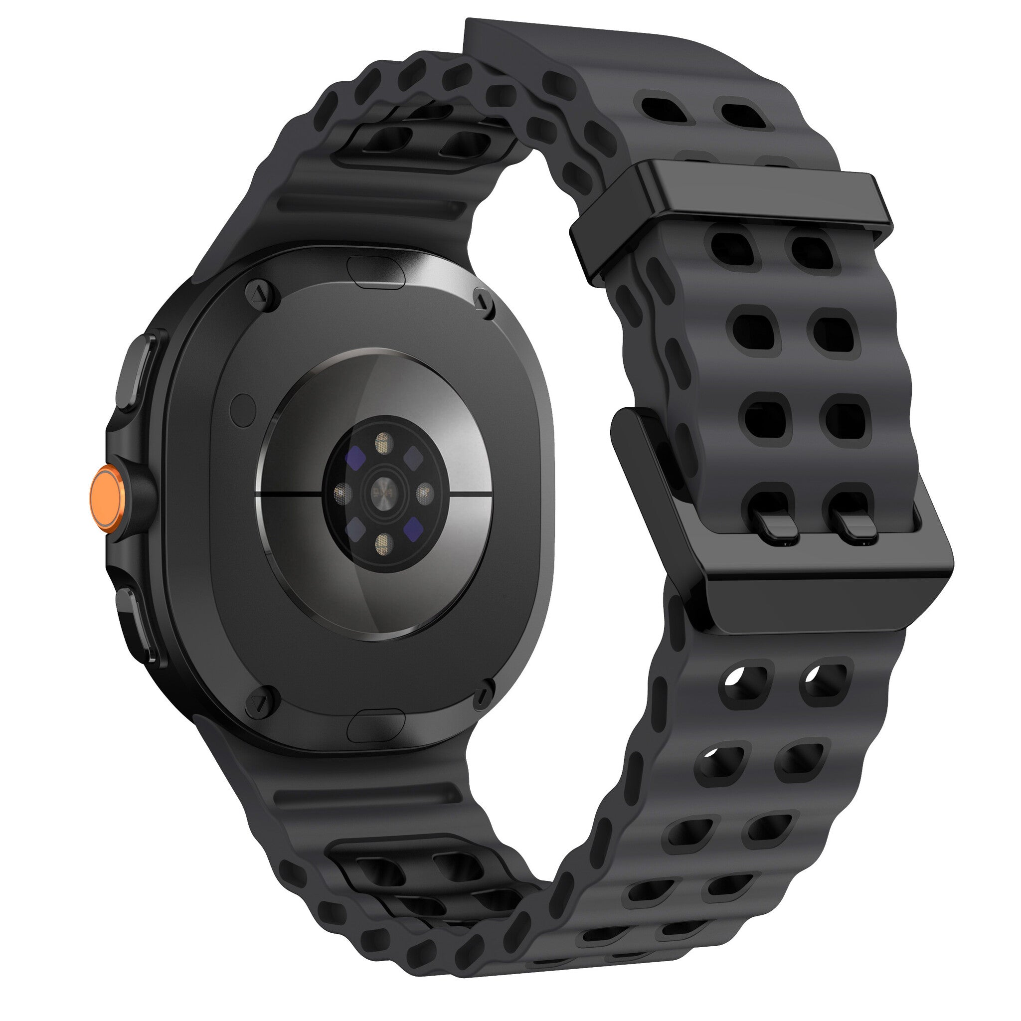 Samsung Galaxy Watch 9 - 44mm Ocean Strap (Dark Grey/Black)