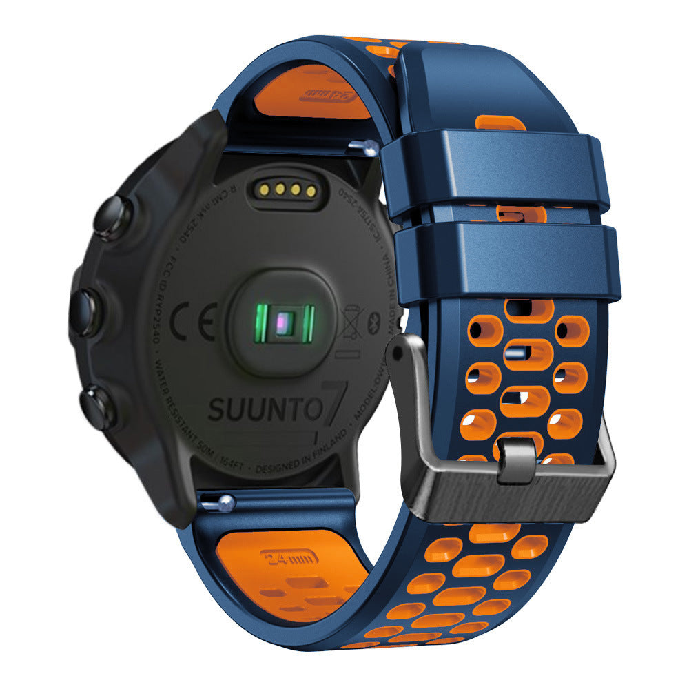 Garmin Venu X1 Sport Buckle Strap (Blue/Orange)