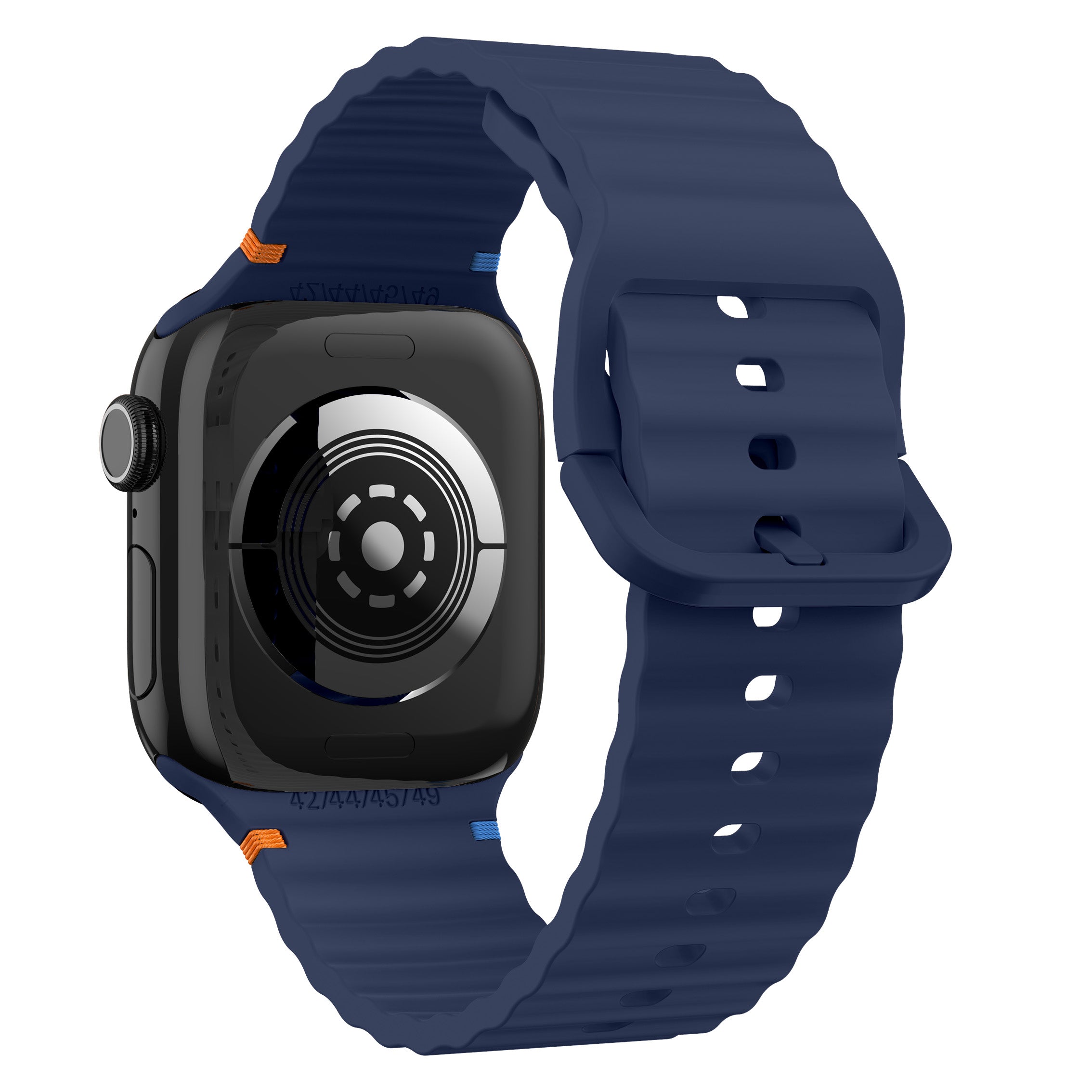 Apple Watch Ultra Wave Silicone Strap (Dark Blue)