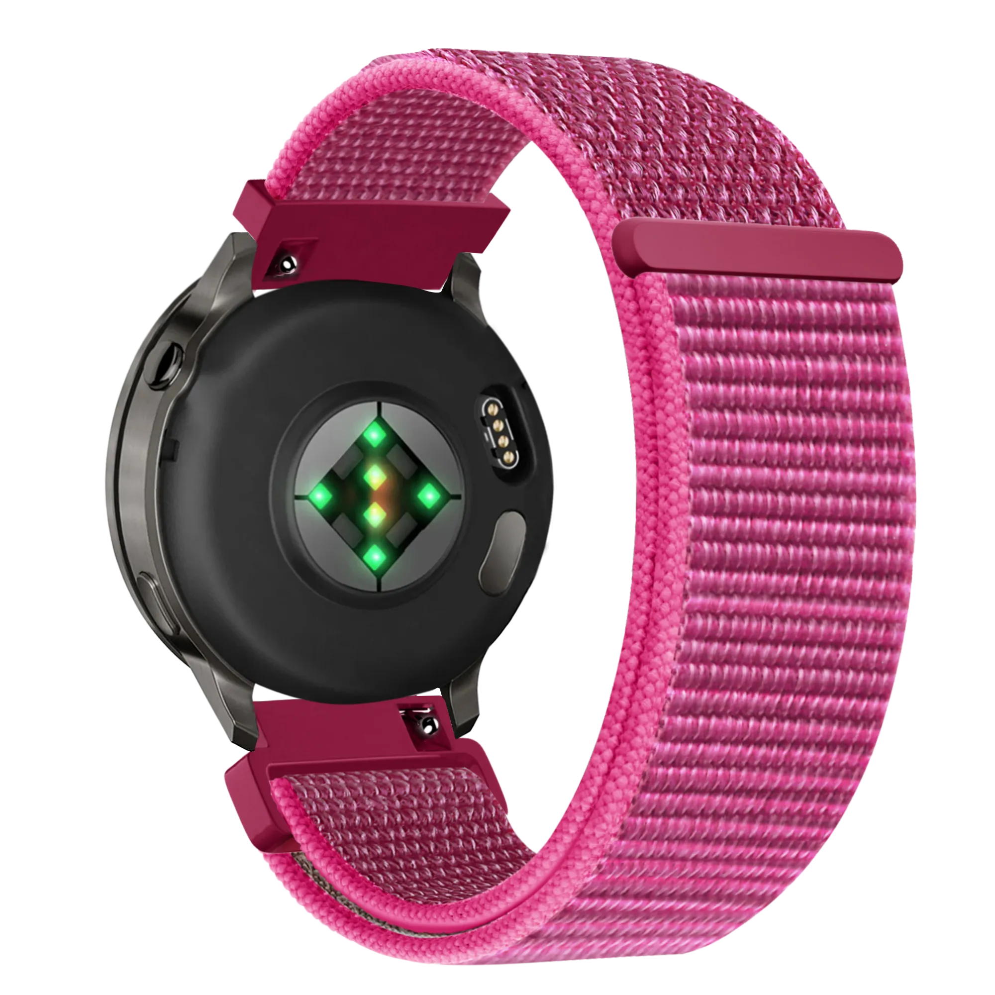 Bandz Garmin Forerunner 70 Nylon Loop Strap (Dragonfruit)