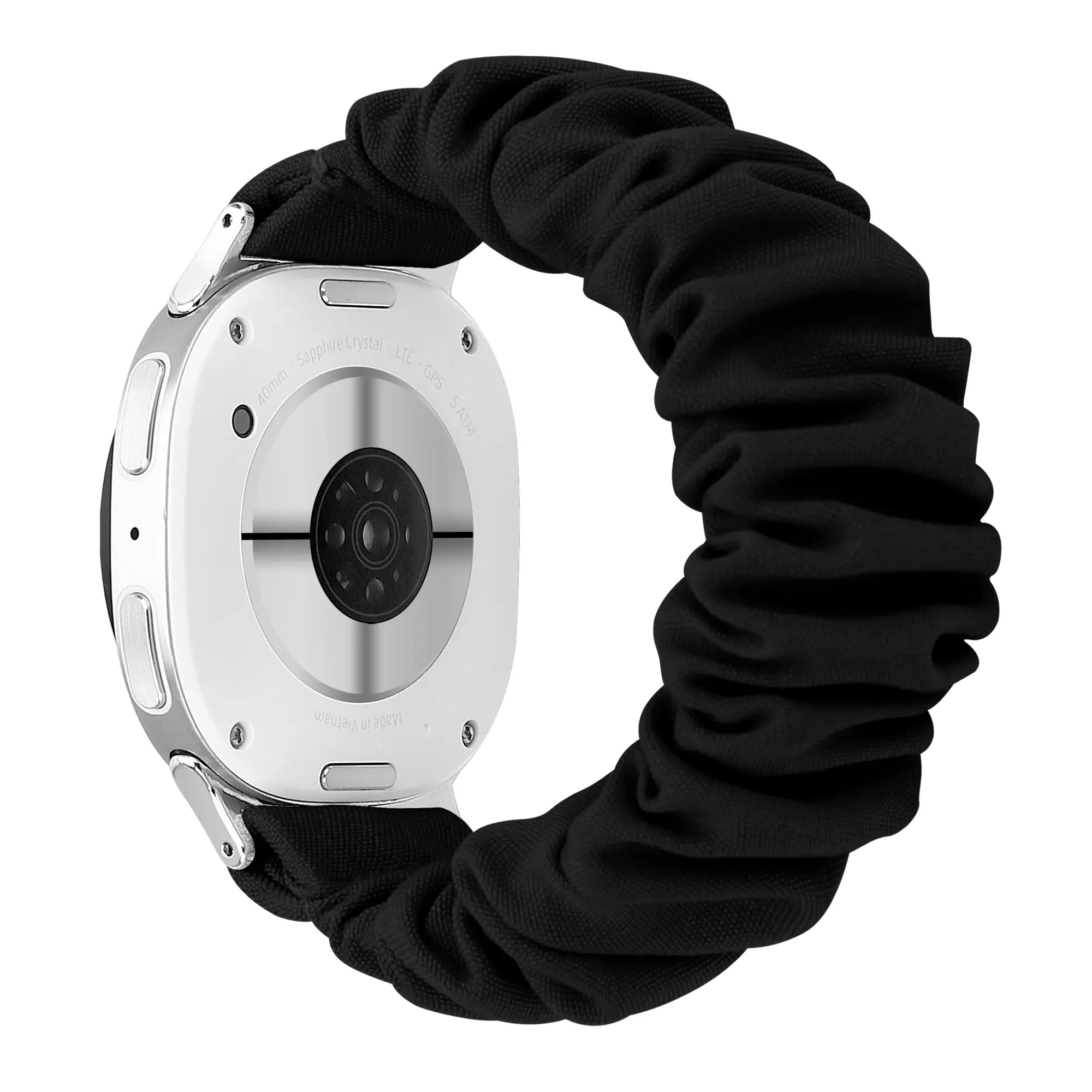 Samsung Galaxy Watch 9 - 44mm Scrunchie Strap (Black)