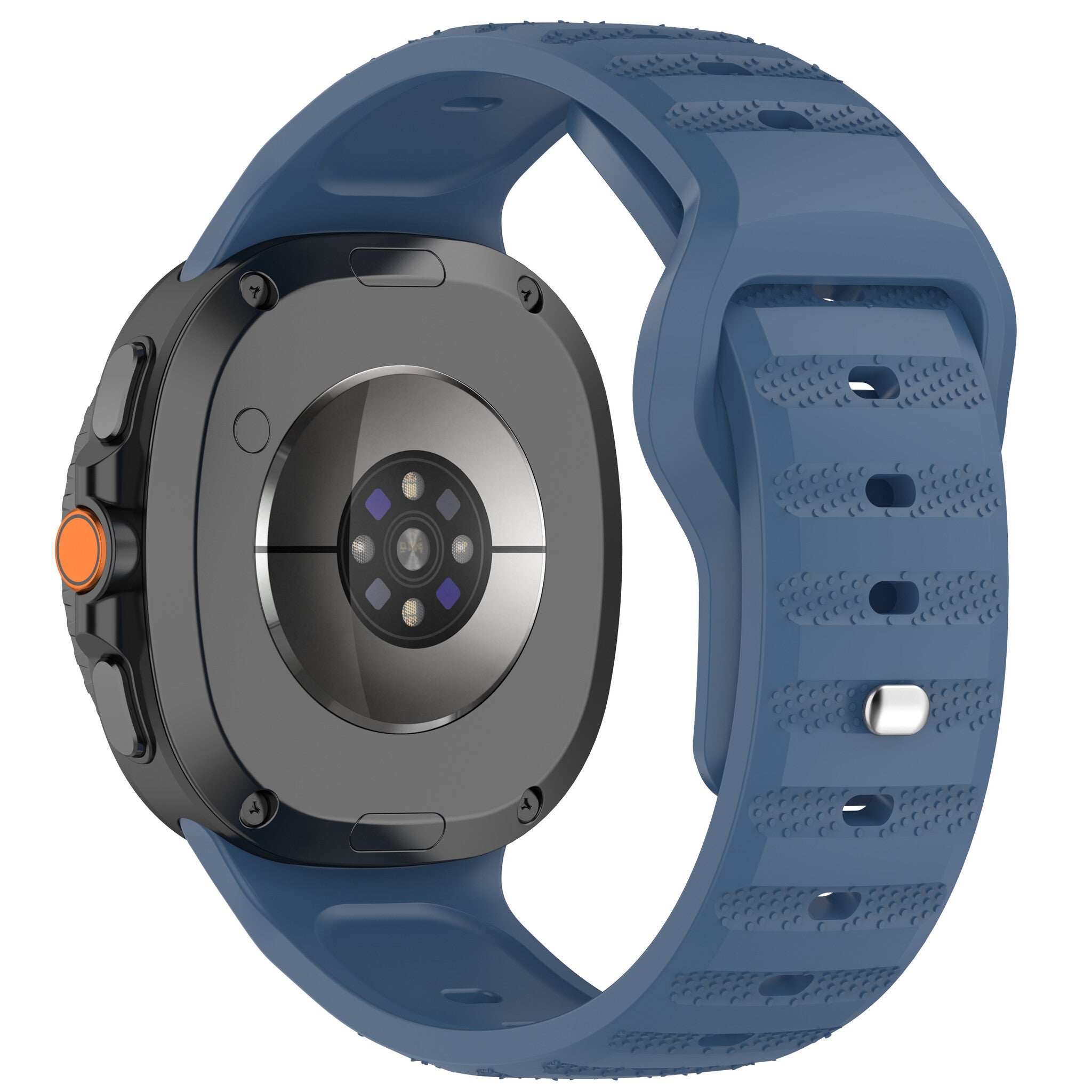 Samsung Galaxy Watch 9 - 44mm Outdoor Silicone Strap (Grey-Blue)