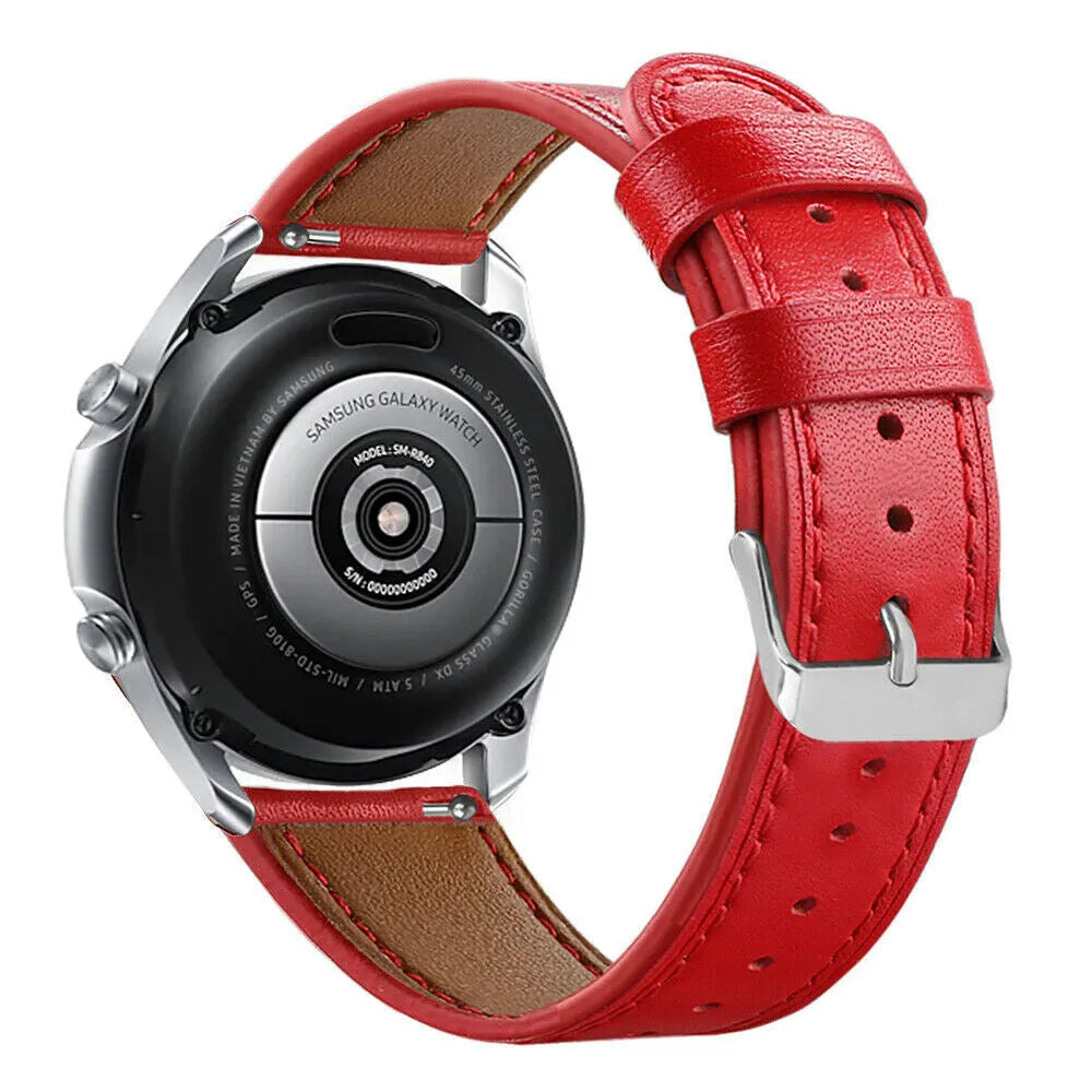 Coros Pace 3 Modern Leather Strap (Red)