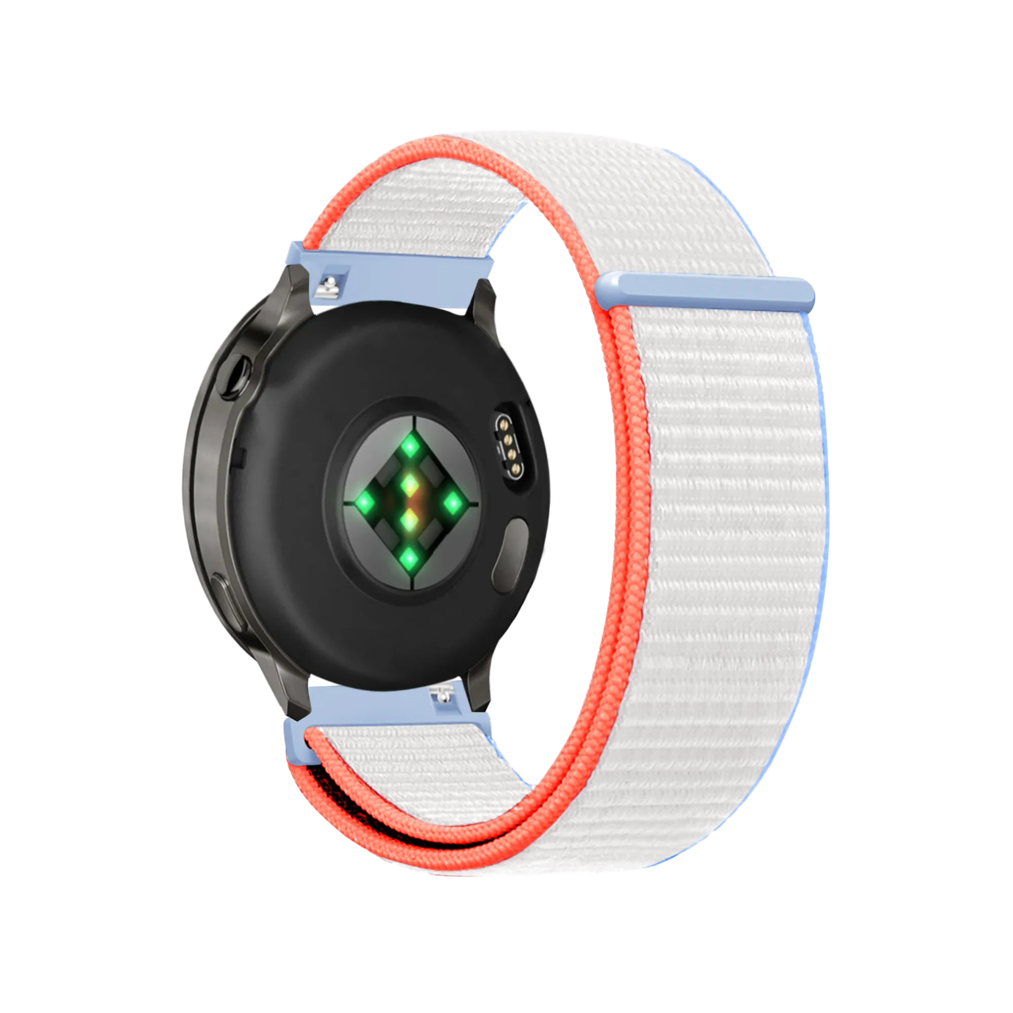 Bandz Garmin Forerunner 265s Nylon Loop Strap (Milk White)