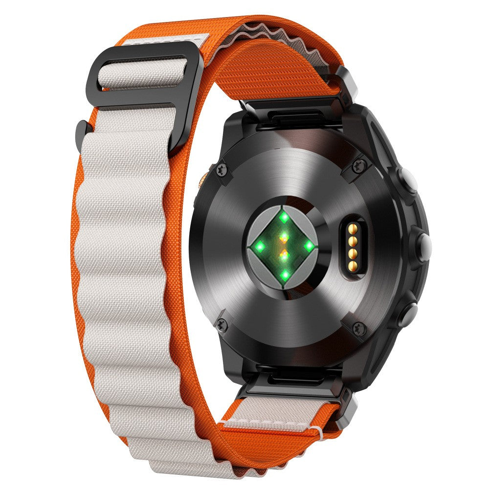 Garmin Fenix 7 Alpine Nylon Strap (Orange/Beige)