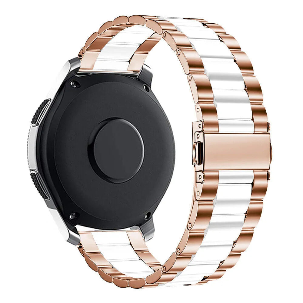 Amazfit Bip U (Pro) Steel Strap (Rose Gold/White)