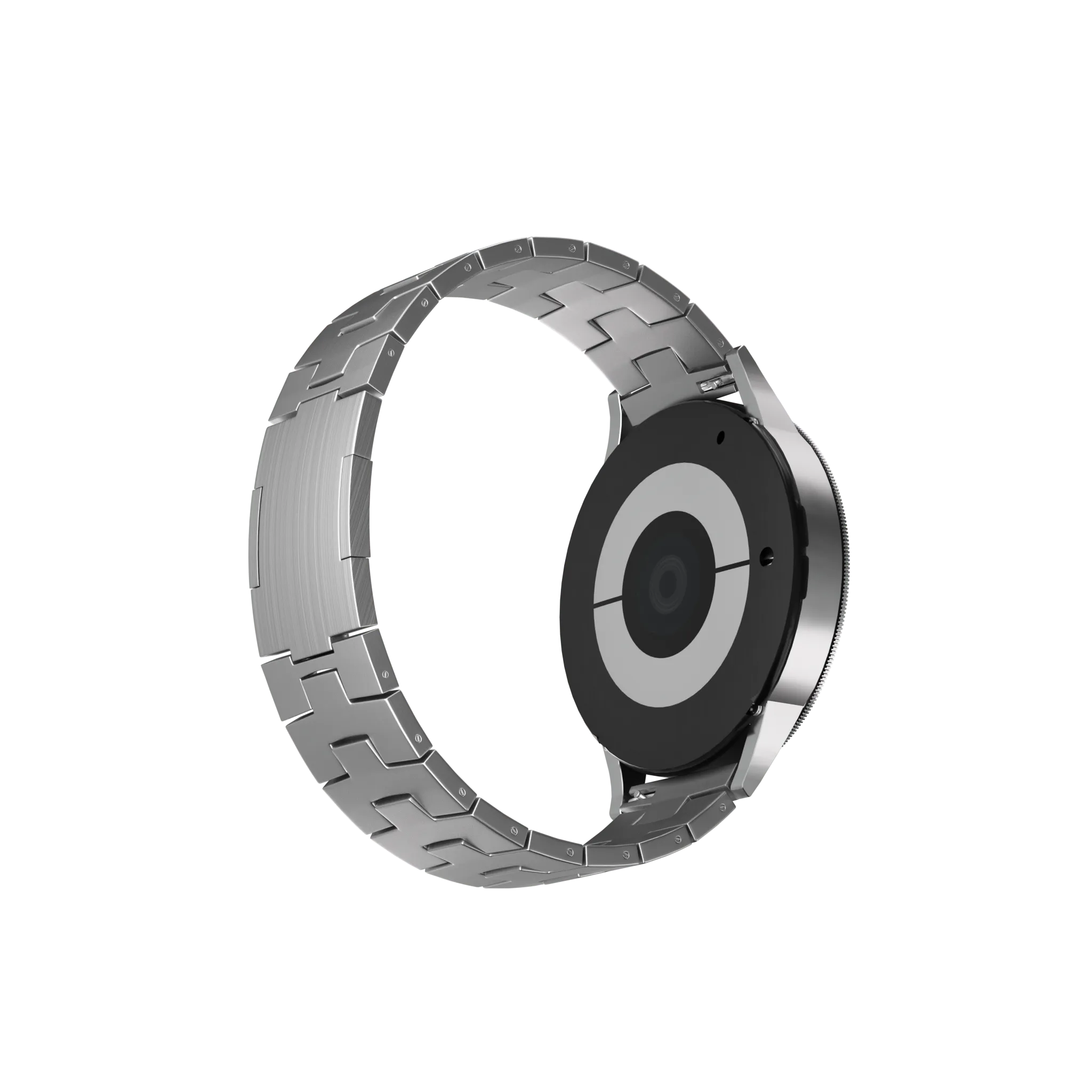 Huawei Watch GT 5 - 46mm Titanium Grain Strap (Flat Closure) (Silver)
