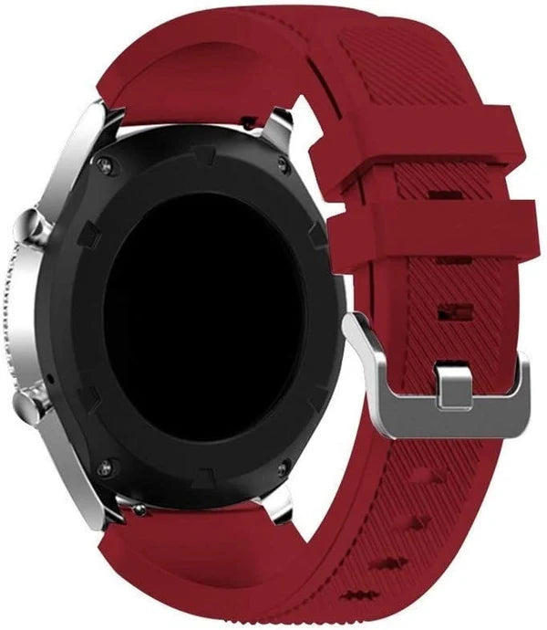 Amazfit Bip U (Pro) Twill Silicone Strap (Wine Red)
