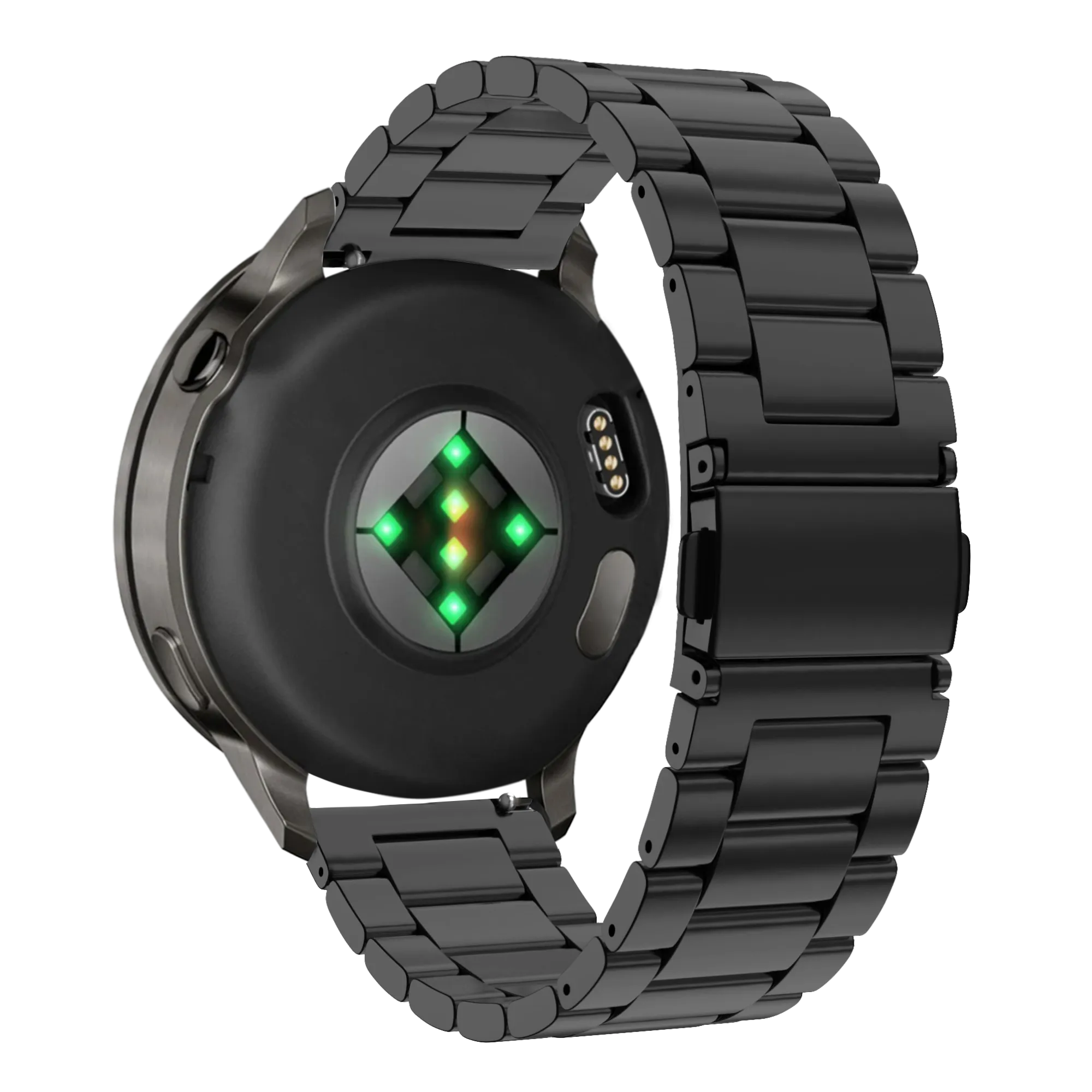 Bandz Garmin Forerunner 70 Steel Strap 'Classic' (Black)