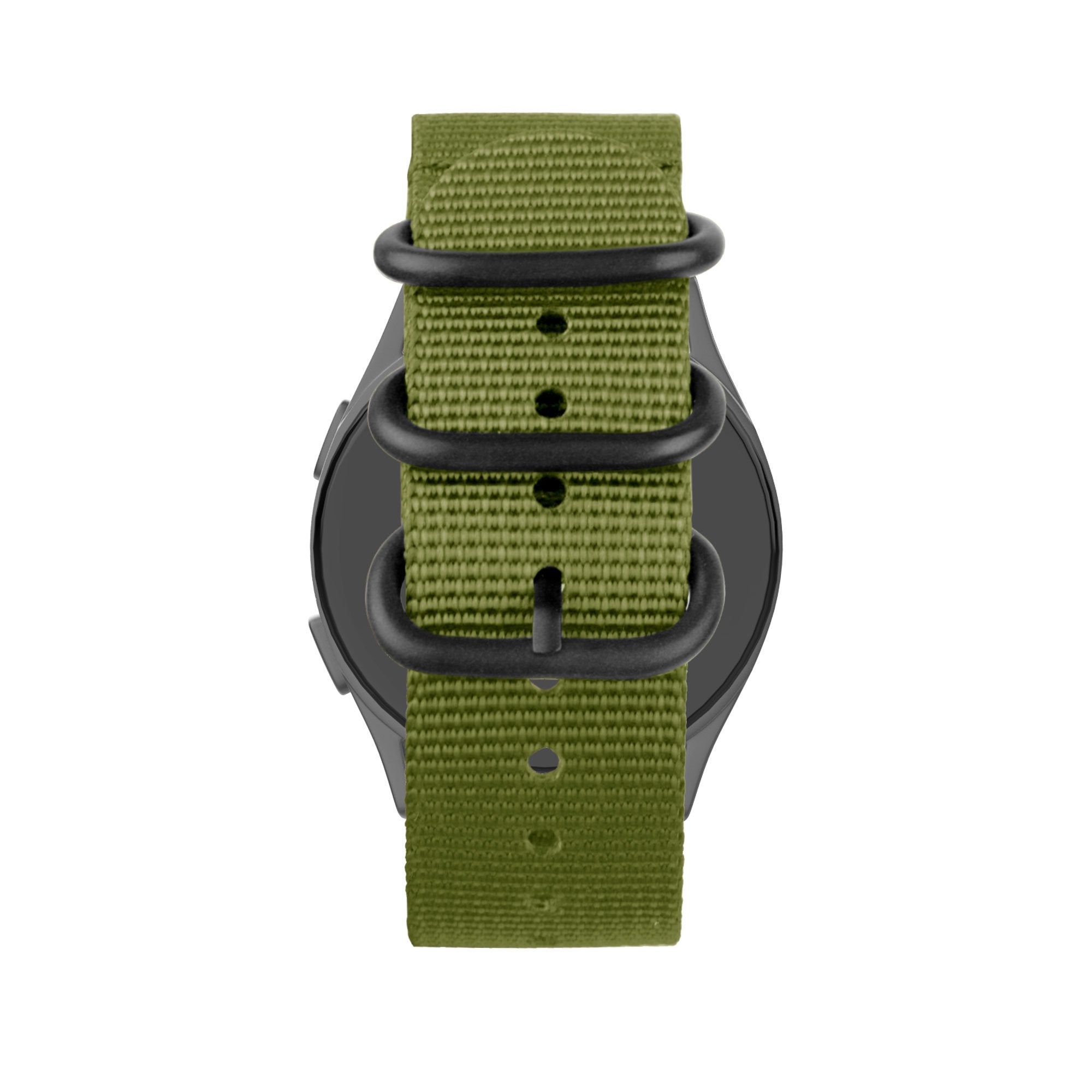 Bandz Garmin Forerunner 645 Buckled Nylon Strap (Green)