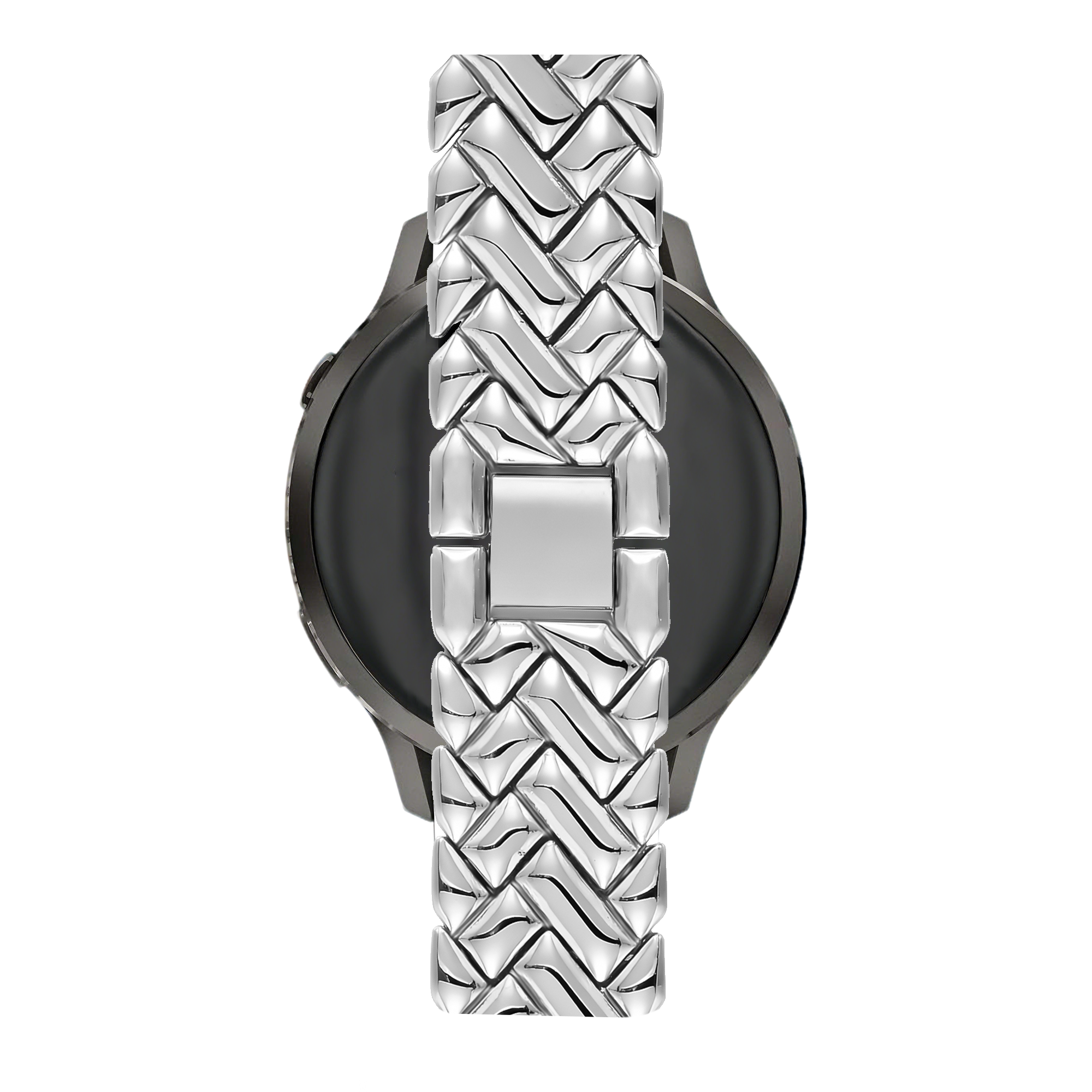 Bandz Withings ScanWatch 2 - 38mm Metal Strap 'V-Type' (Silver)