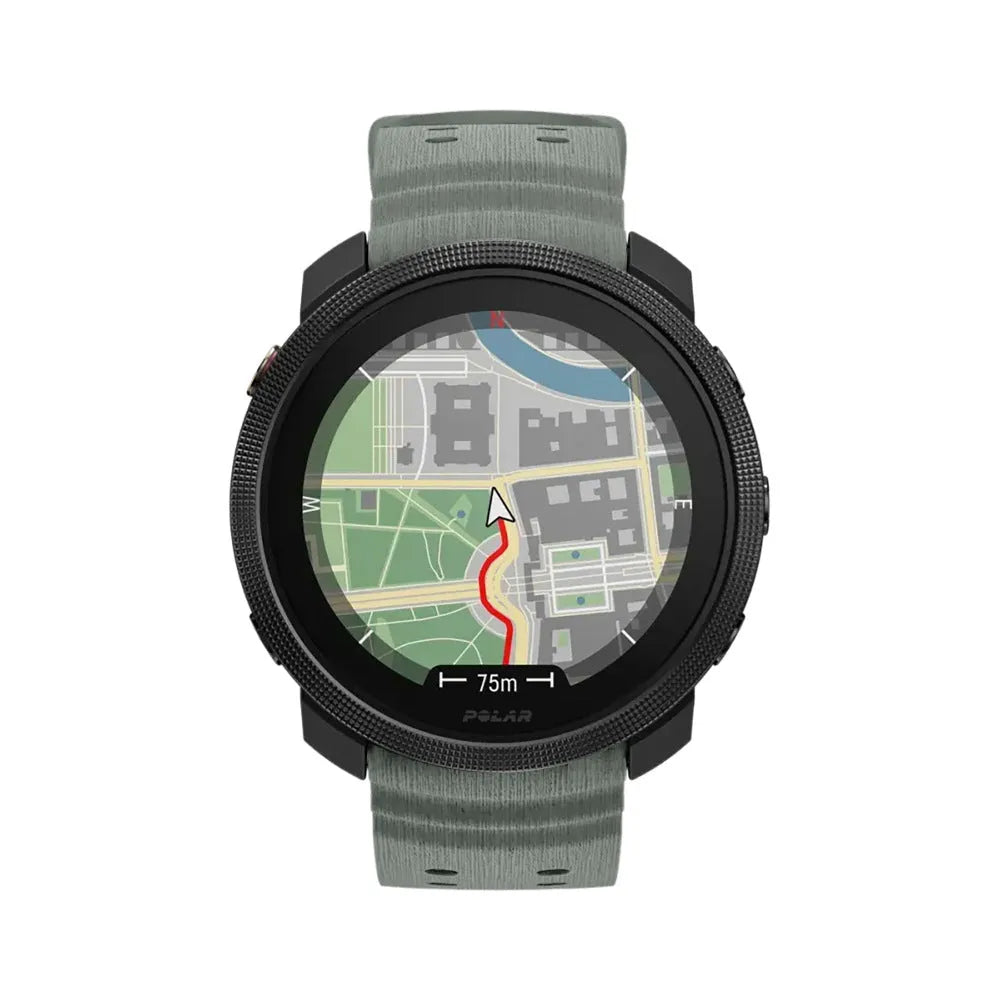 Polar Vantage M3 Silicone Grain Strap (Dark Grey)
