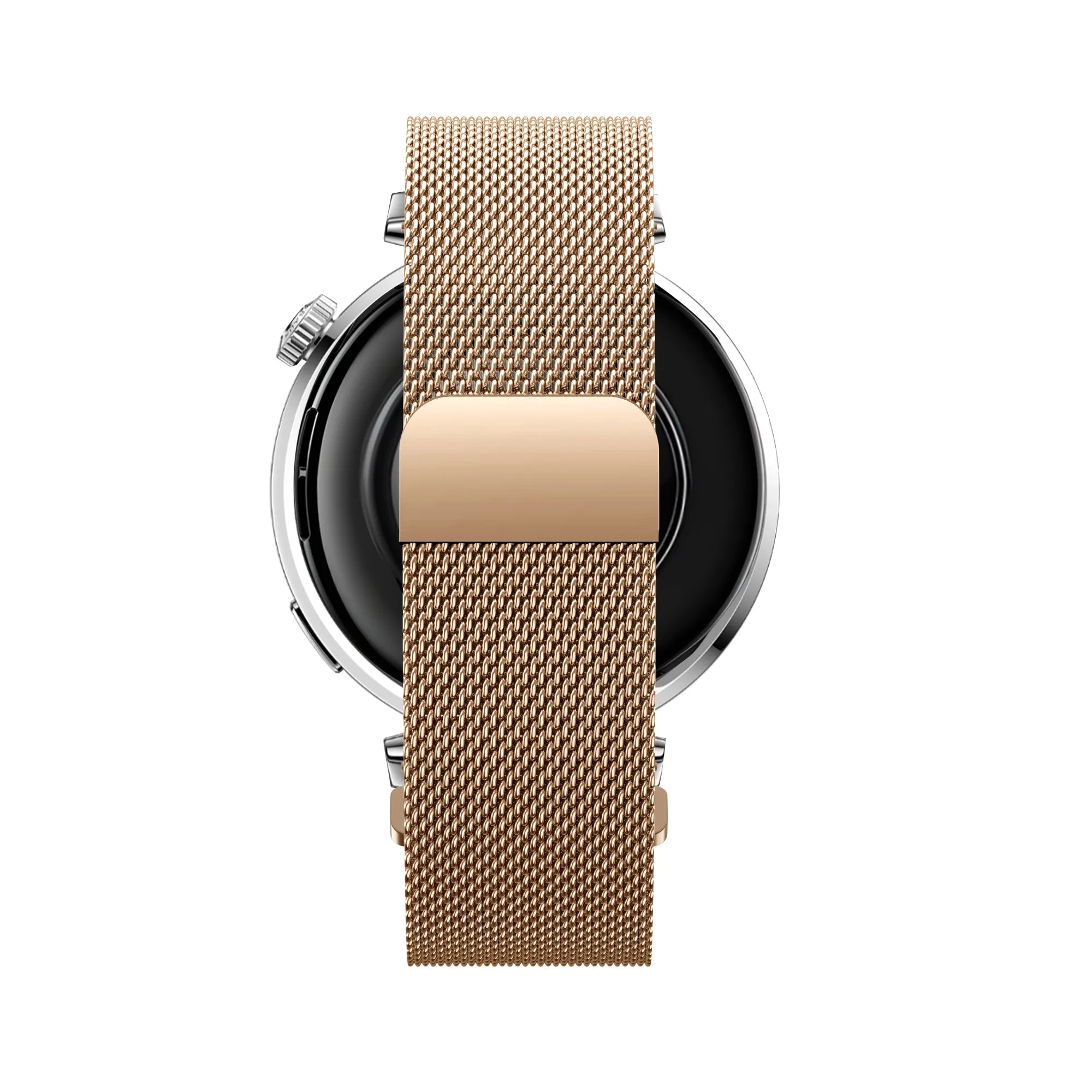 Bandz Huawei Watch GT 4 - 41mm Milanese Strap 'Easy fit' (Rose Gold)