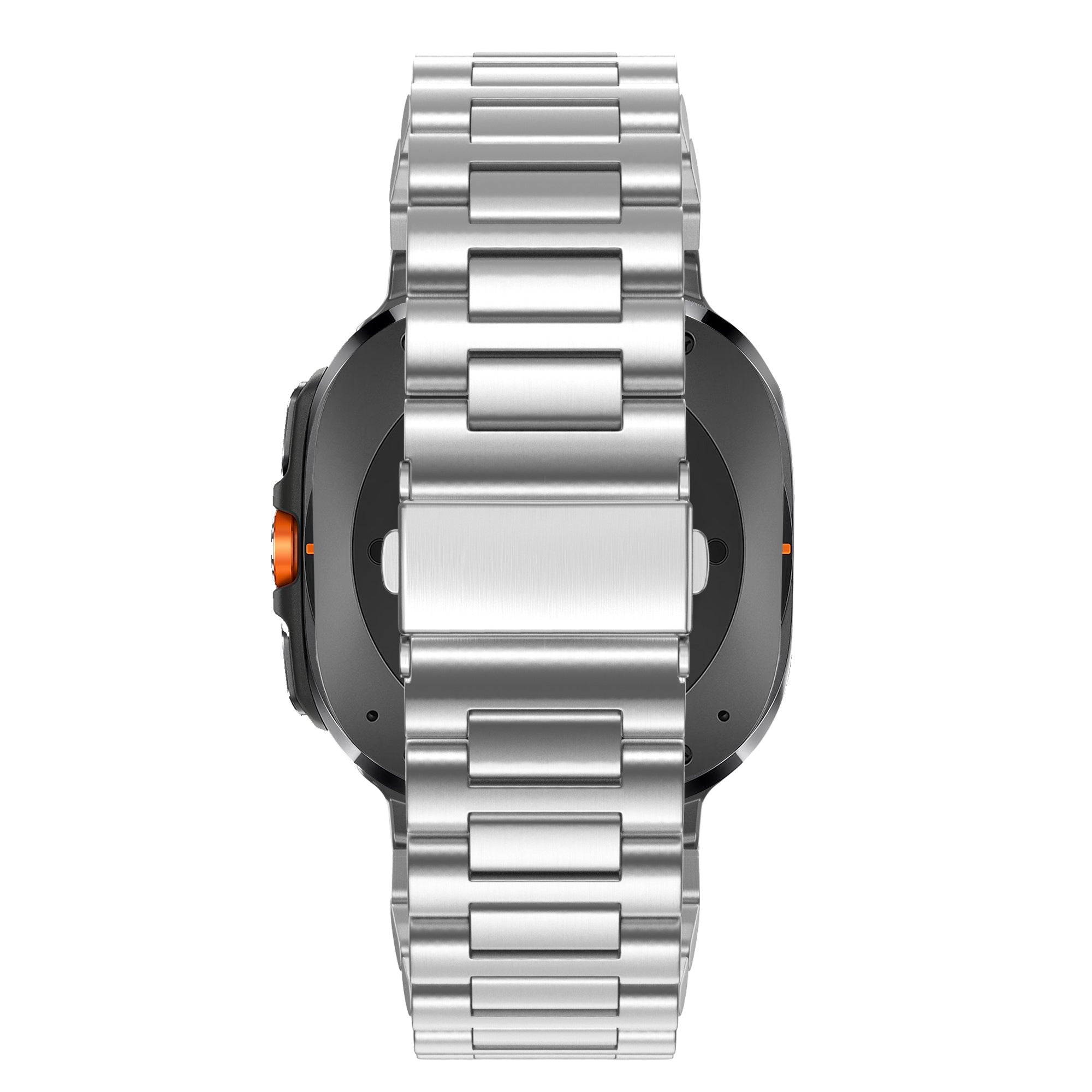 Bandz Samsung Galaxy Watch Ultra 2 Steel Link Strap 'Deluxe' (Silver)
