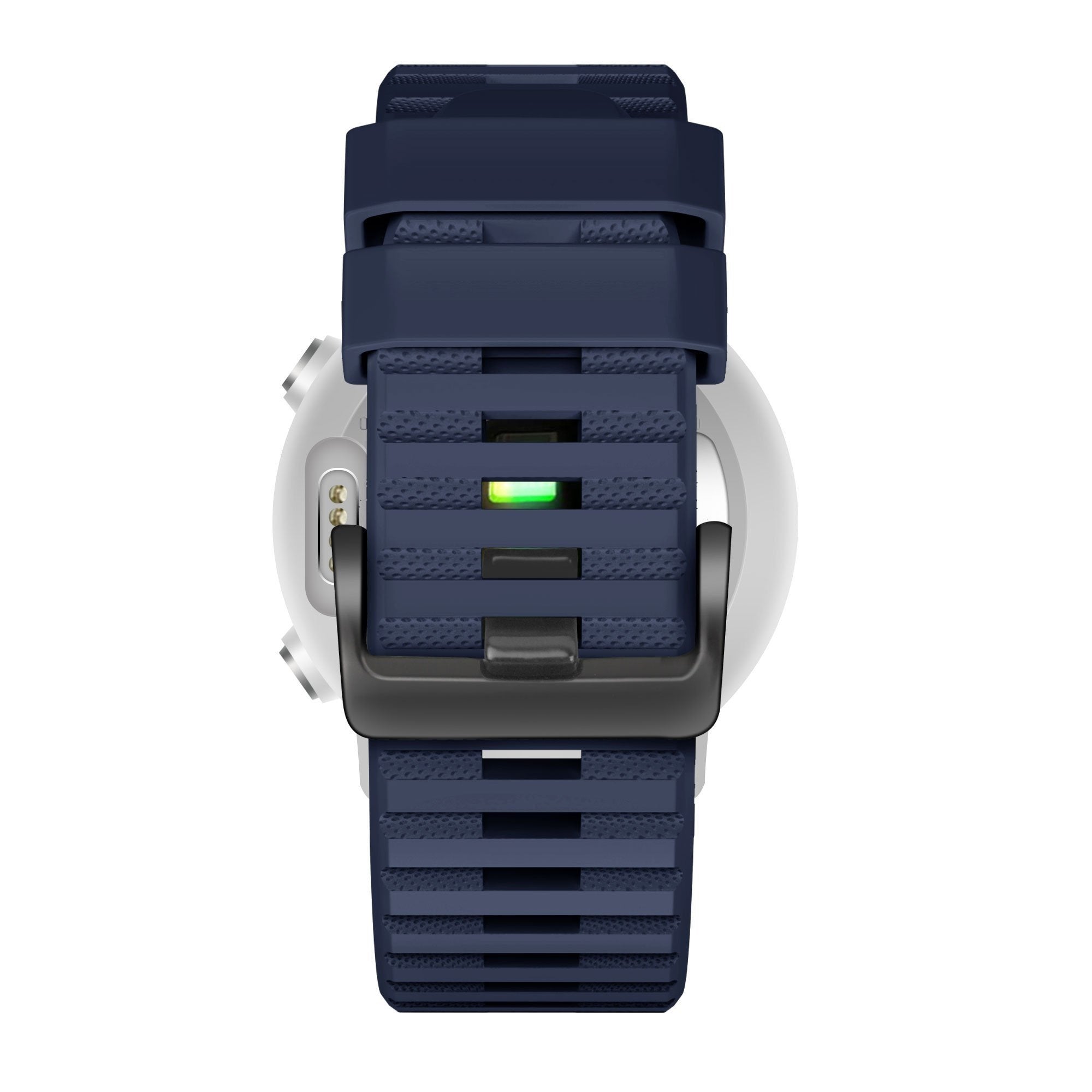 Bandz Garmin Forerunner 965 Buckled Silicone Strap (Dark Blue)