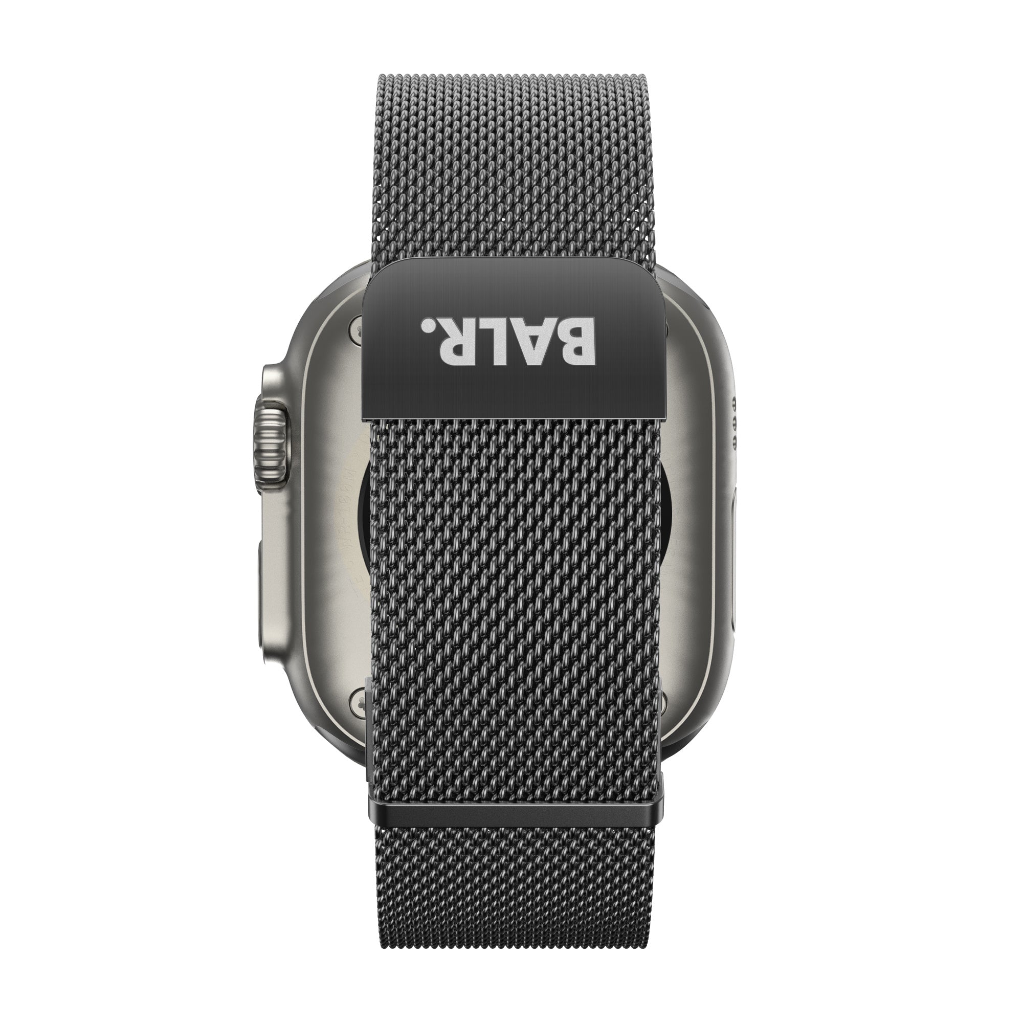 BALR Apple Watch Ultra Milanese Strap (Black)