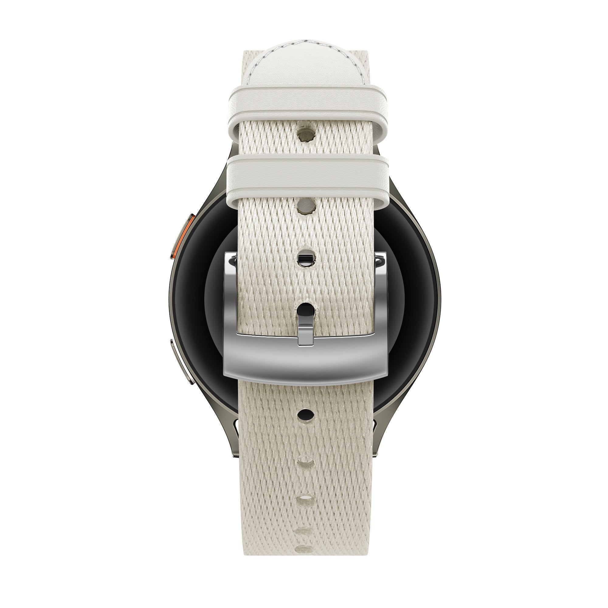 Bandz Huawei Watch GT 4 - 41mm Leather Hybrid Strap 'Easy Fit' (Starlight)