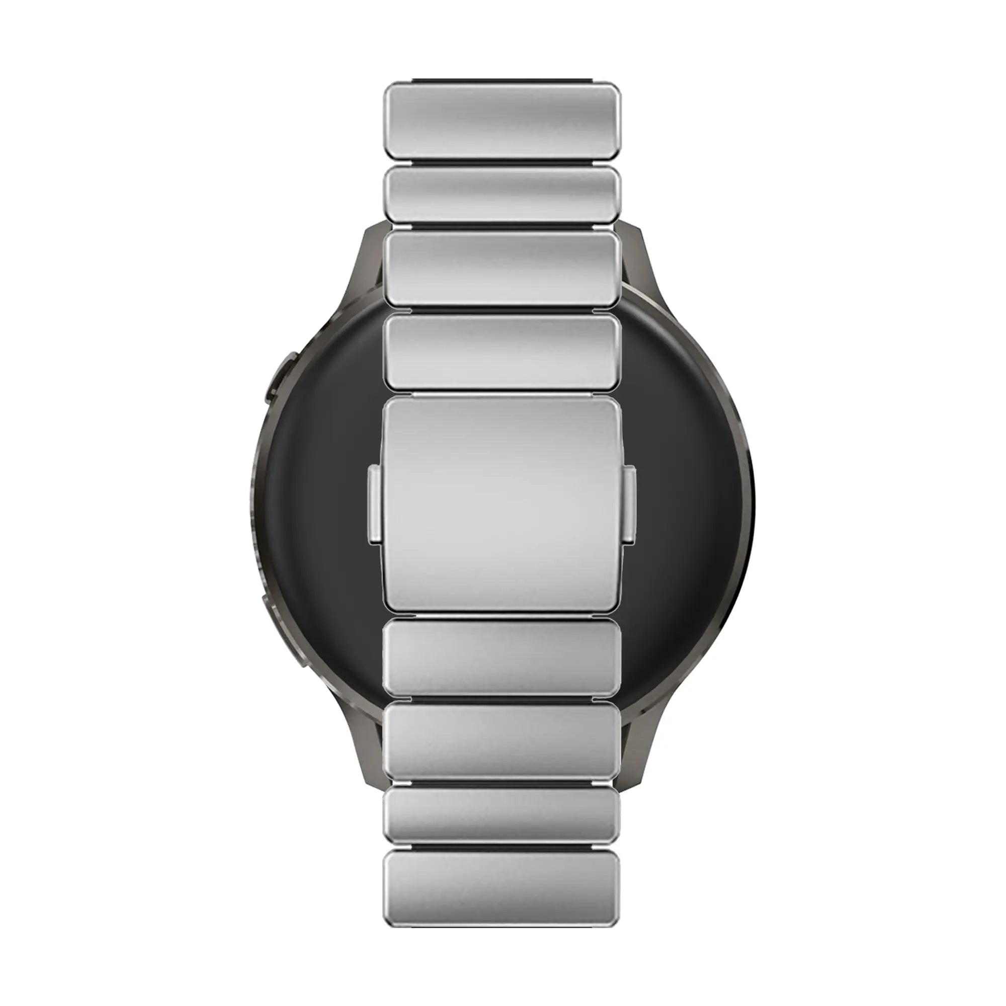 Bandz Garmin Venu 2 Titanium Strap 'Hybrid' (Titanium/Black)