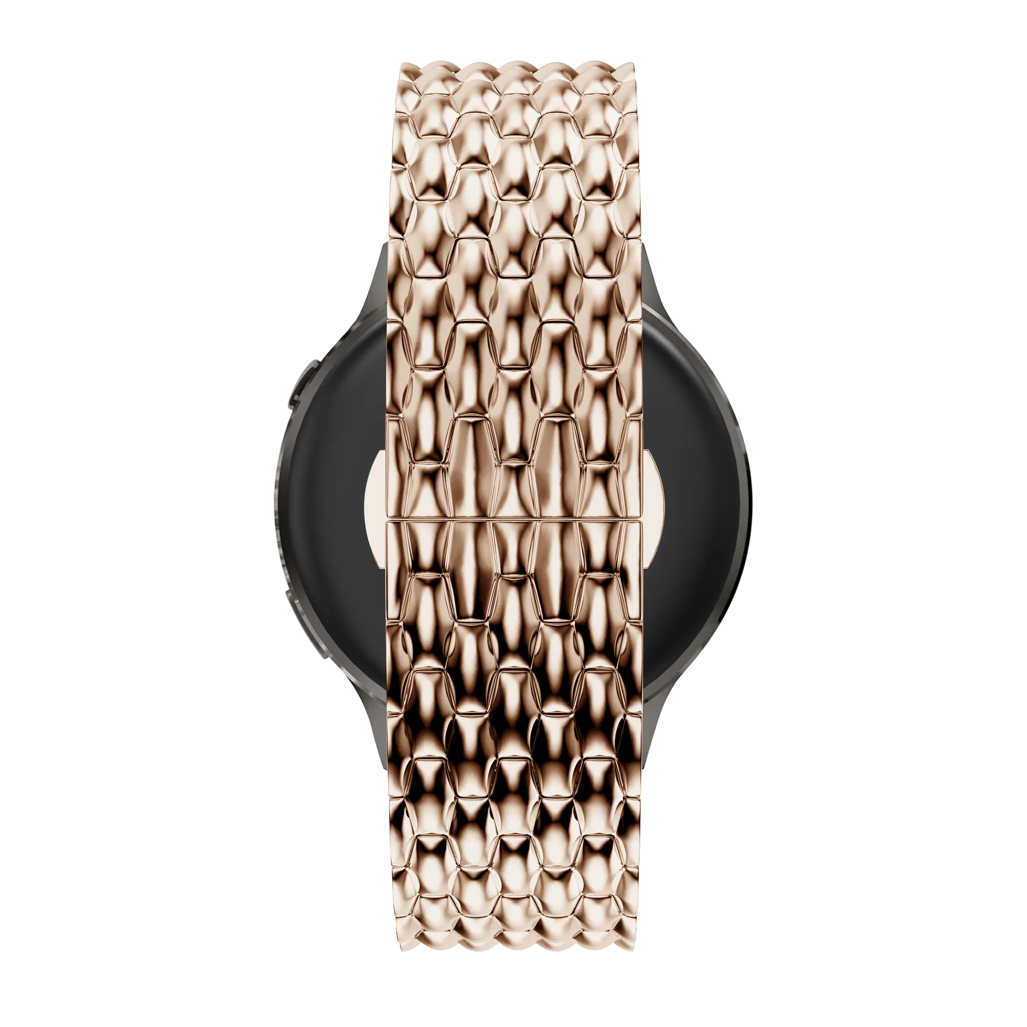 Bandz Garmin Forerunner 70 Steel Strap 'Dragon' (Rose Gold)