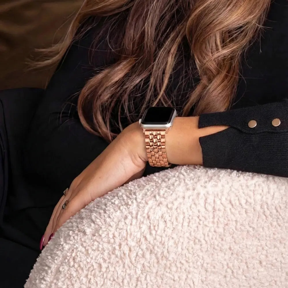 Apple Watch Steel Strap Dragon (Rose Gold)