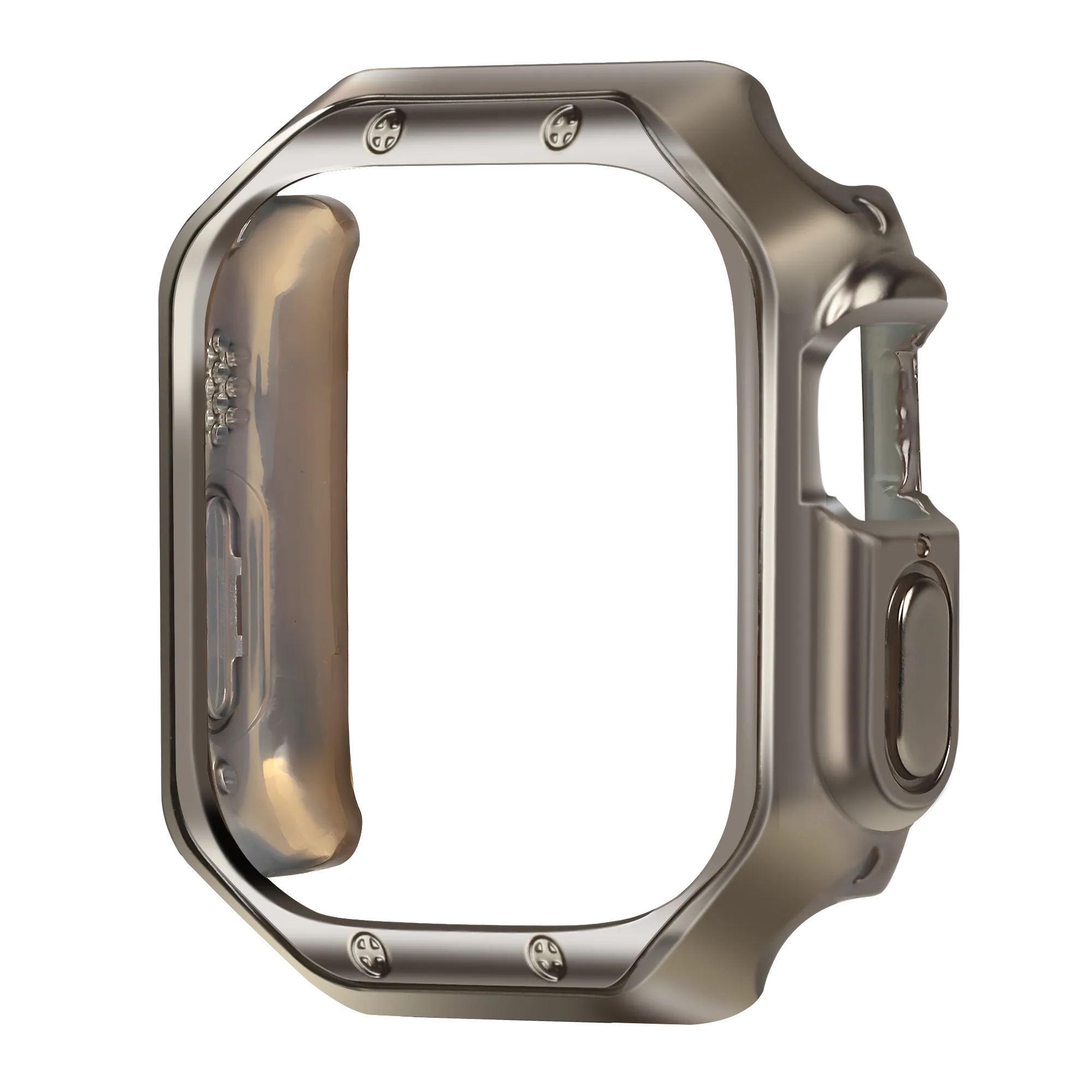 Bandz Apple Watch Ultra - 49mm Galvanized TPU Case (Titanium)