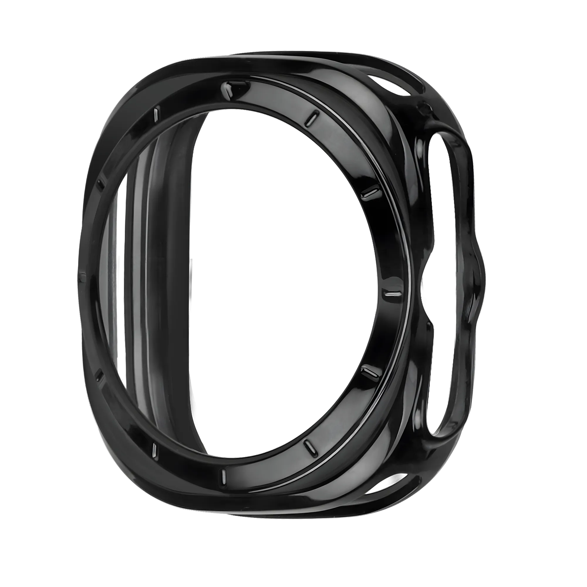 Bandz Samsung Galaxy Watch Ultra Galvanized TPU Case (Black)