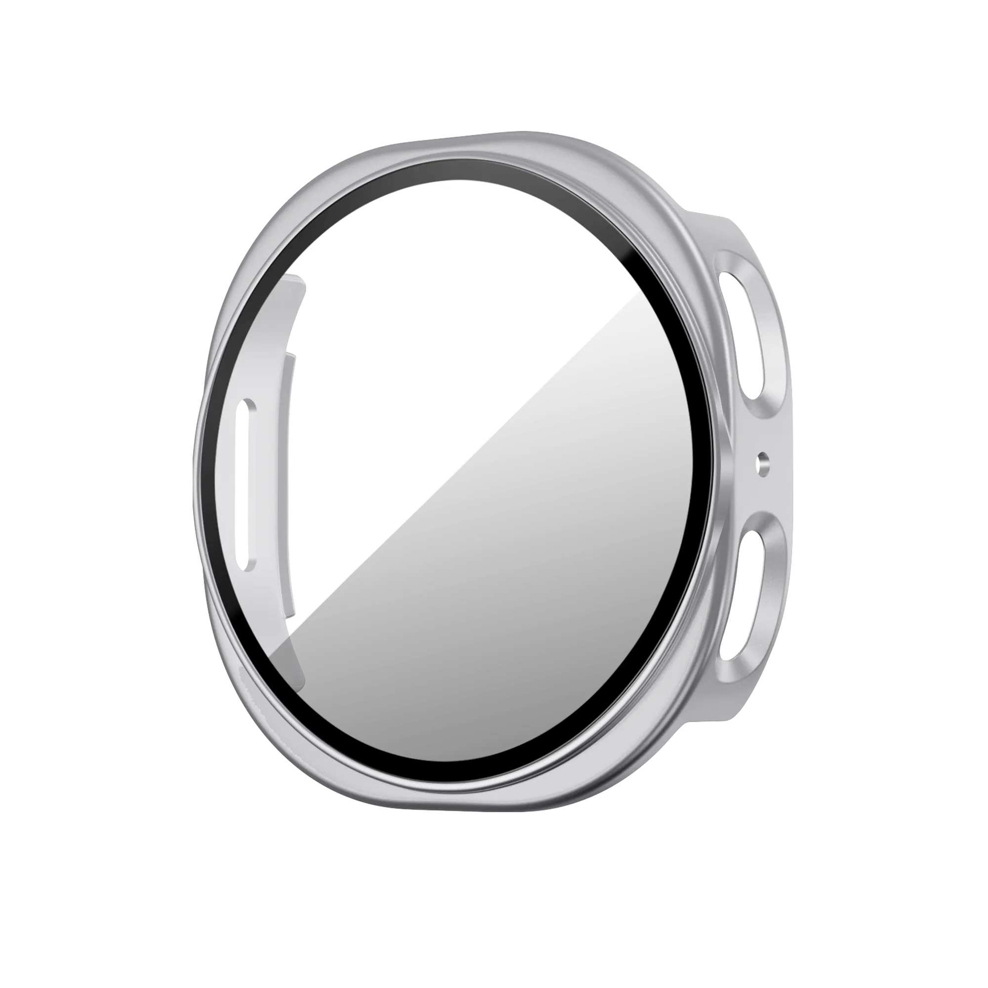 Bandz Samsung Galaxy Watch 8 - 40mm PC Cover with Glass (Silver)