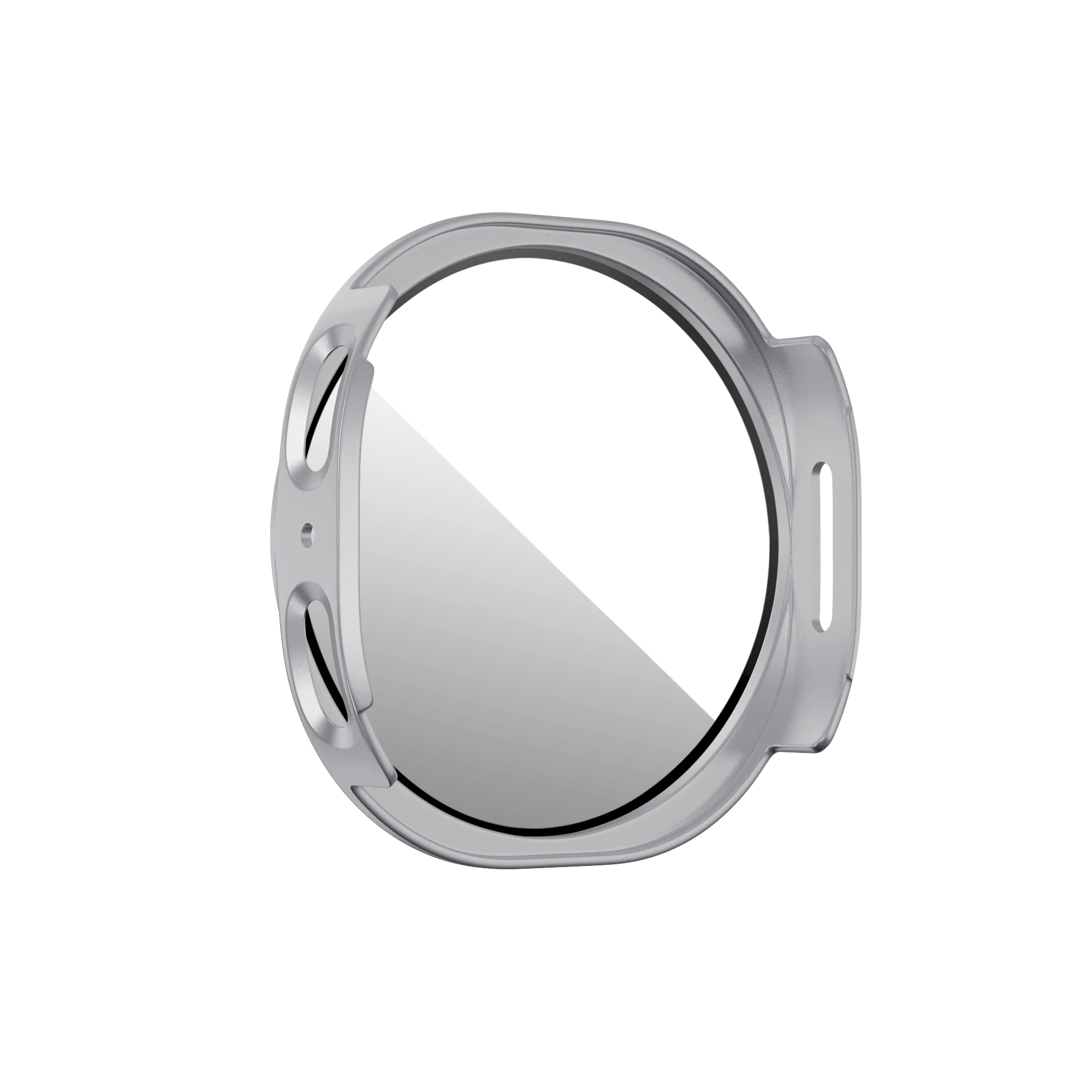 Bandz Samsung Galaxy Watch 8 - 40mm PC Cover with Glass (Silver)