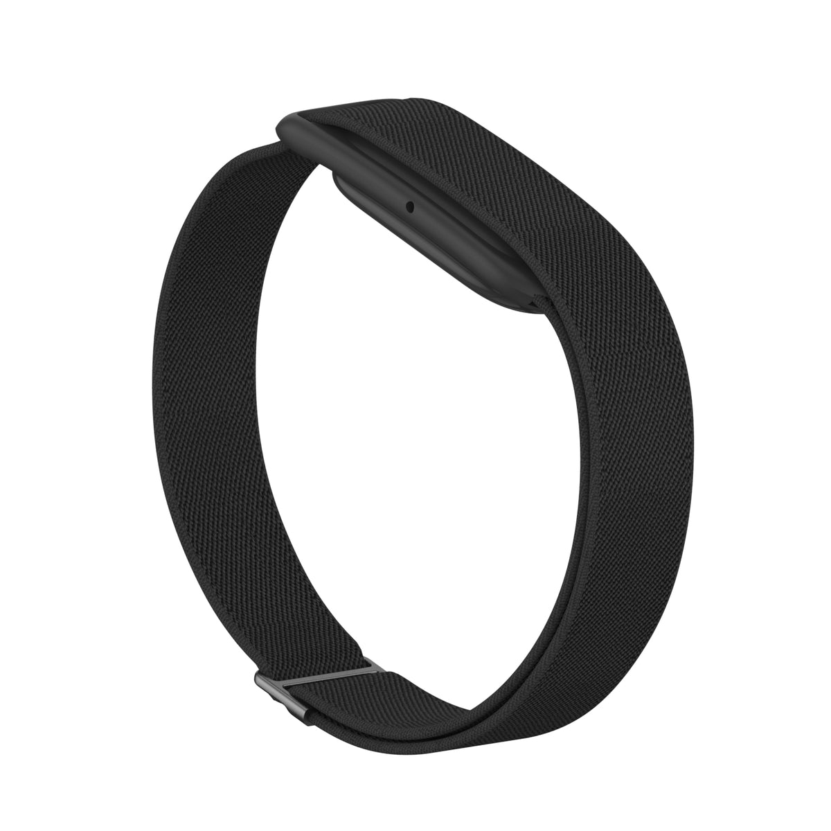 Nylon Elastic Strap, black, without a watch, 3/4 front view