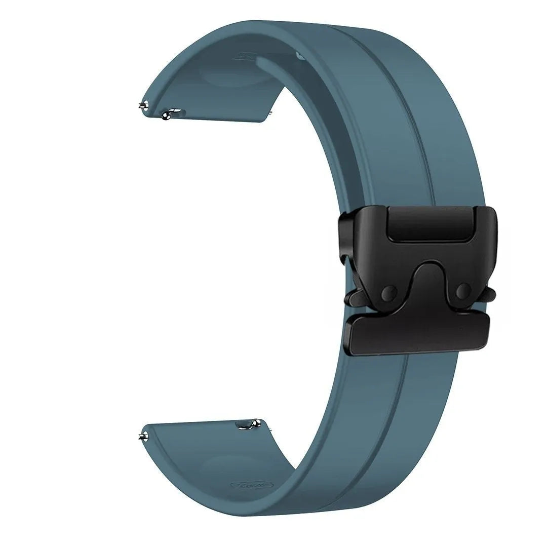 Oppo Watch X2 Silicone Strap with P-Buckle (Grey Blue)