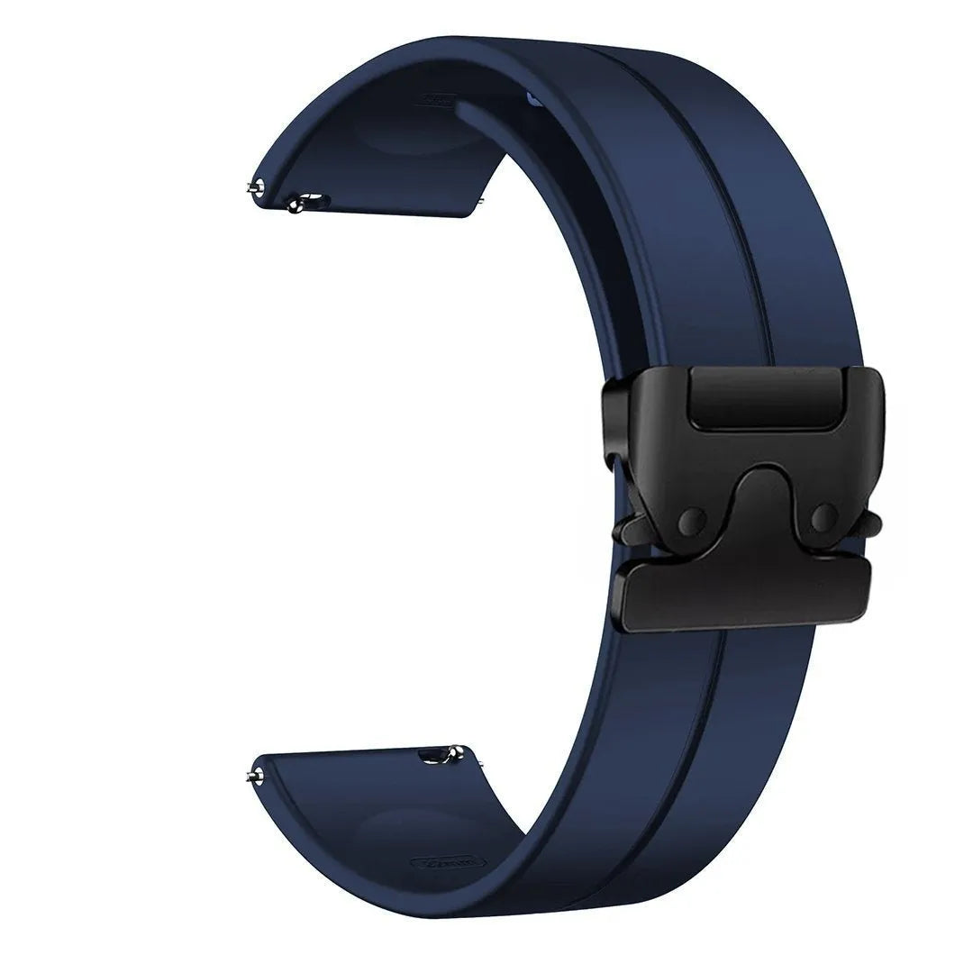 Oppo Watch X2 Silicone Strap with P-Buckle (Dark Blue)